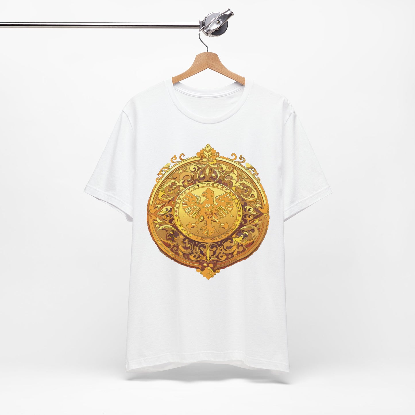Coin Shirt, Shirt with Coin, Tee Shirt with Gold Coin, Shirt with Antique Coin