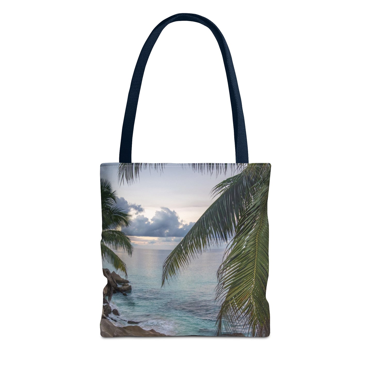 Canvas Bag with Beach Prints