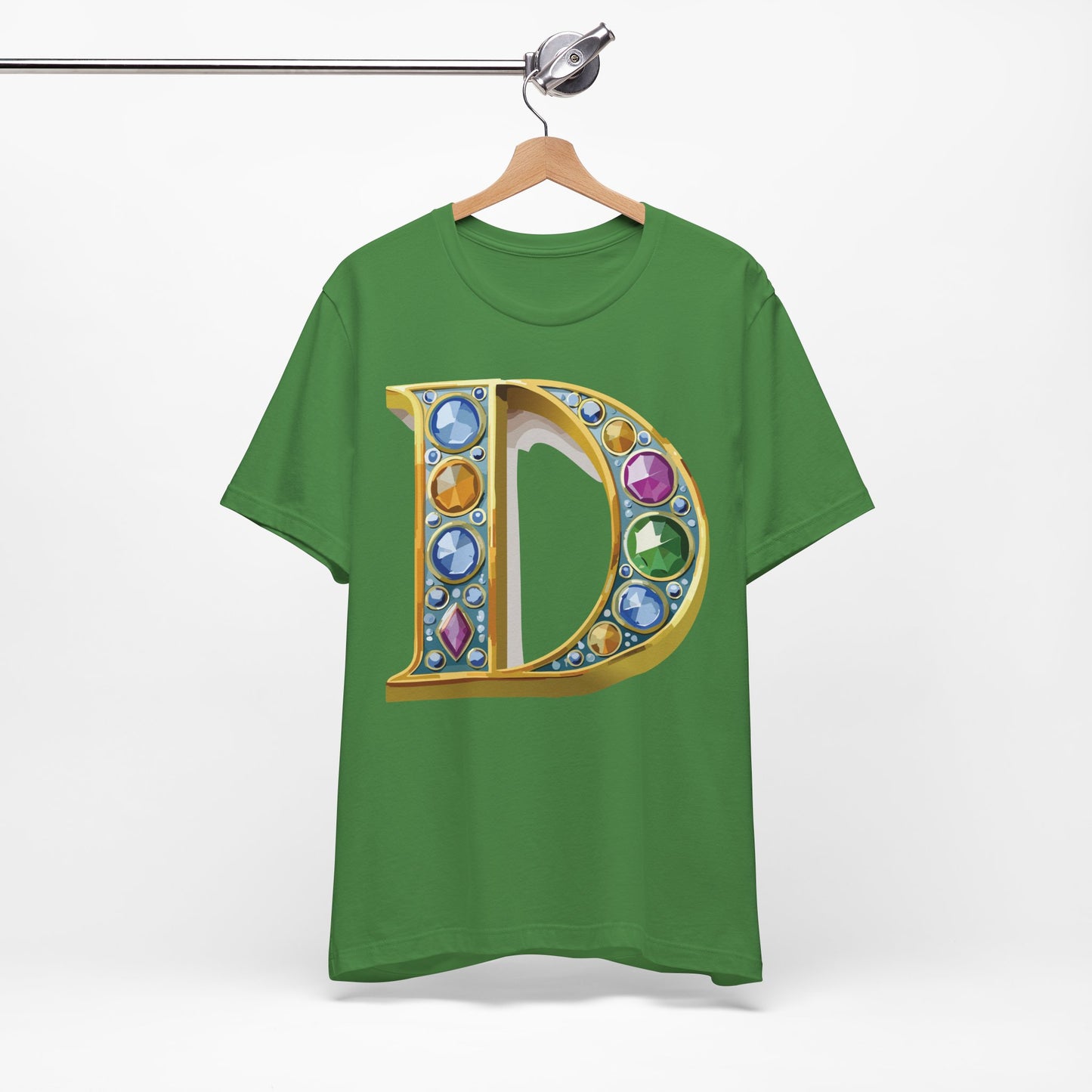 Letter Shirt, Shirt with Letters, Tee Shirt with Gold Letter, Shirt with Antique Letters