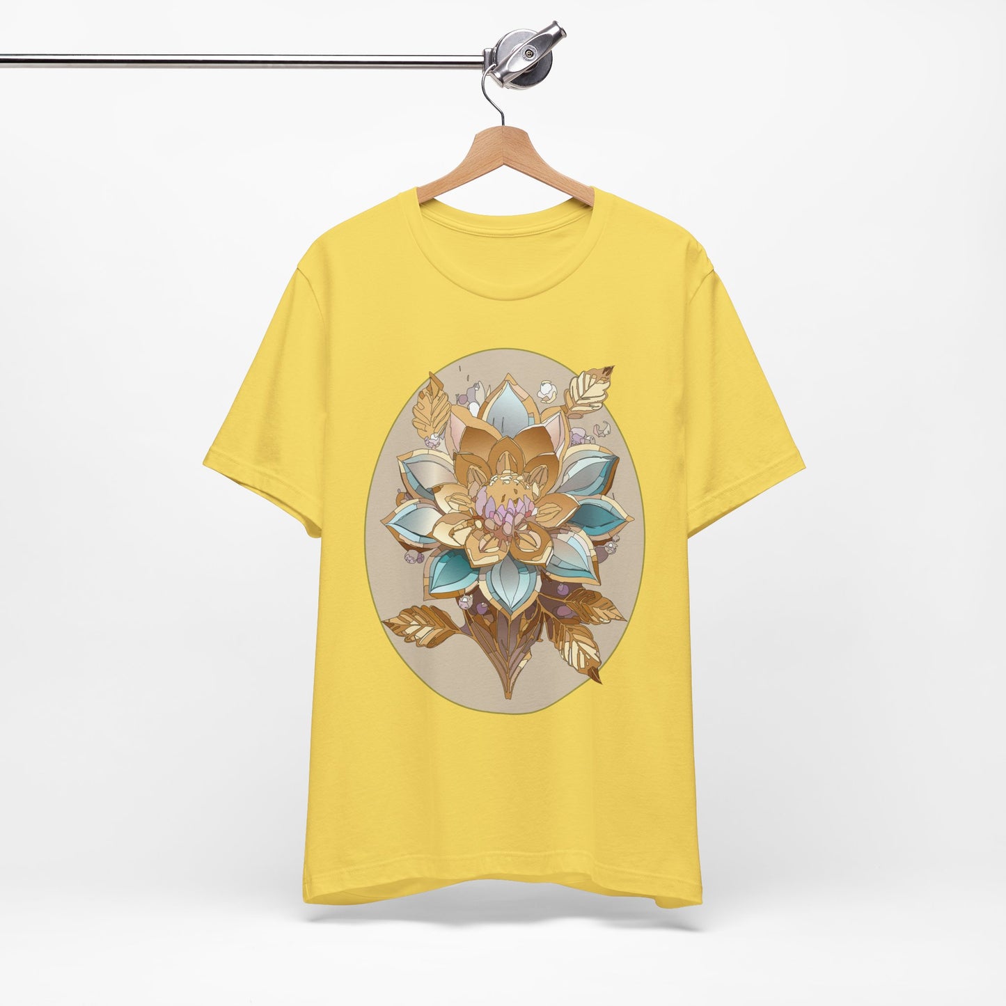 Floral Shirt, Flower Shirt, Tee Shirt with Antique Flower