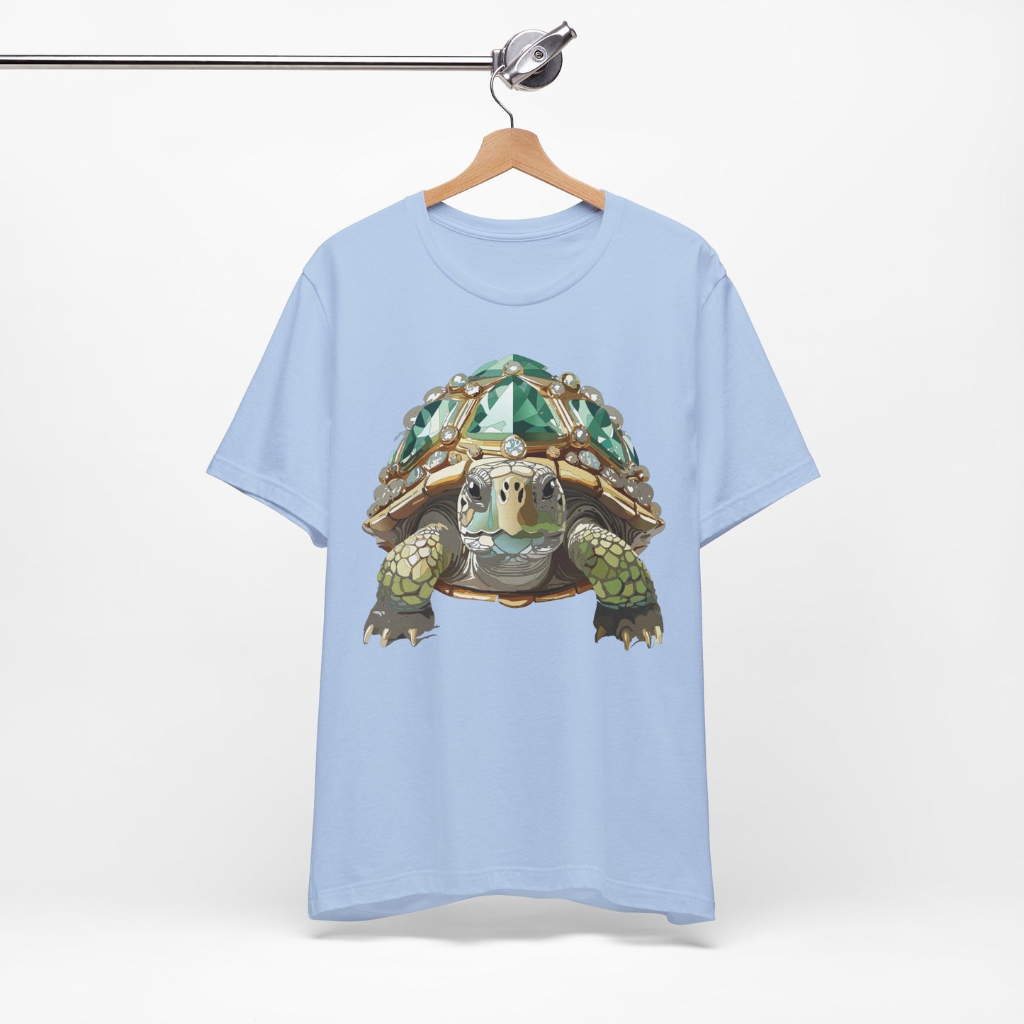 Animal Shirt, Shirt with Animal, Tee Shirt with Gold Animal Medal, Shirt with Antique Animal Medallion