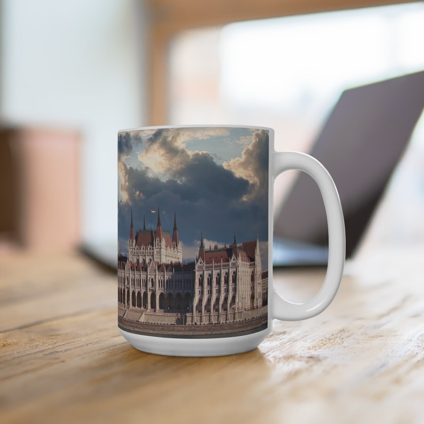 Coffee & Tea Mug with City prints, 15oz