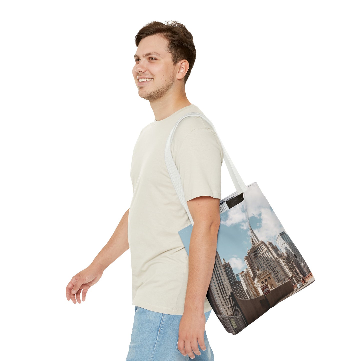 Canvas Bag with City Prints