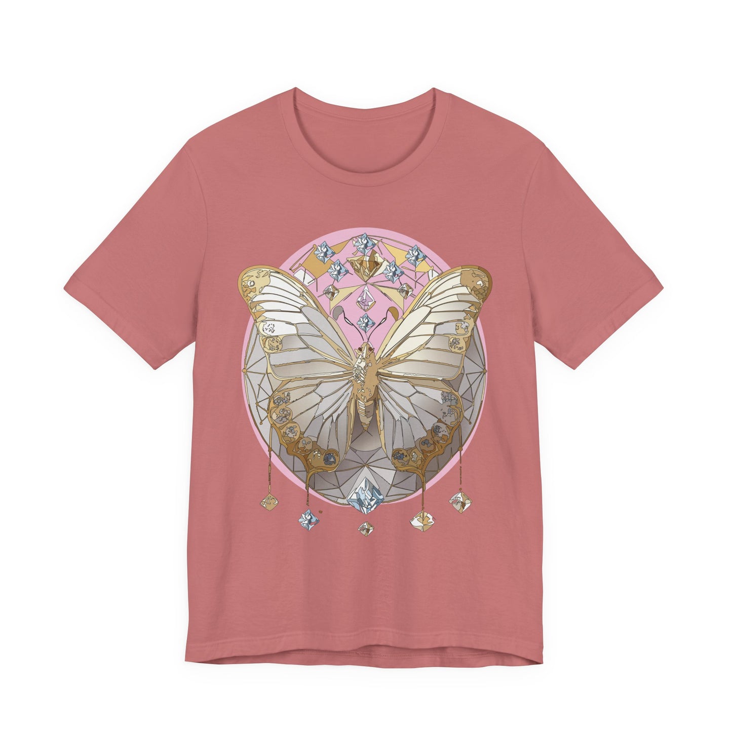 Butterfly Shirt, Shirt with Butterfly, Tee Shirt with Antique Butterfly