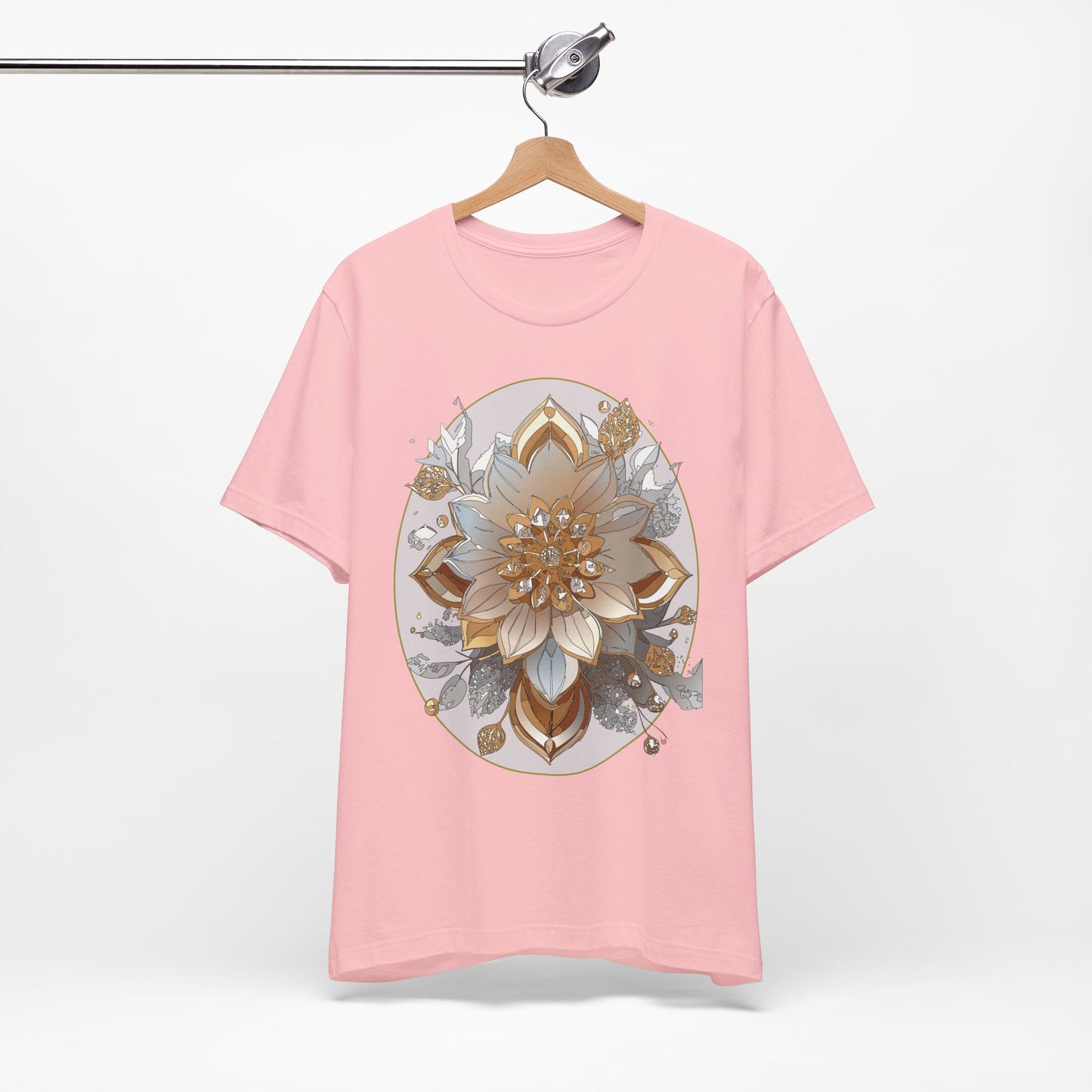 Floral Shirt, Flower Shirt, Tee Shirt with Antique Flower