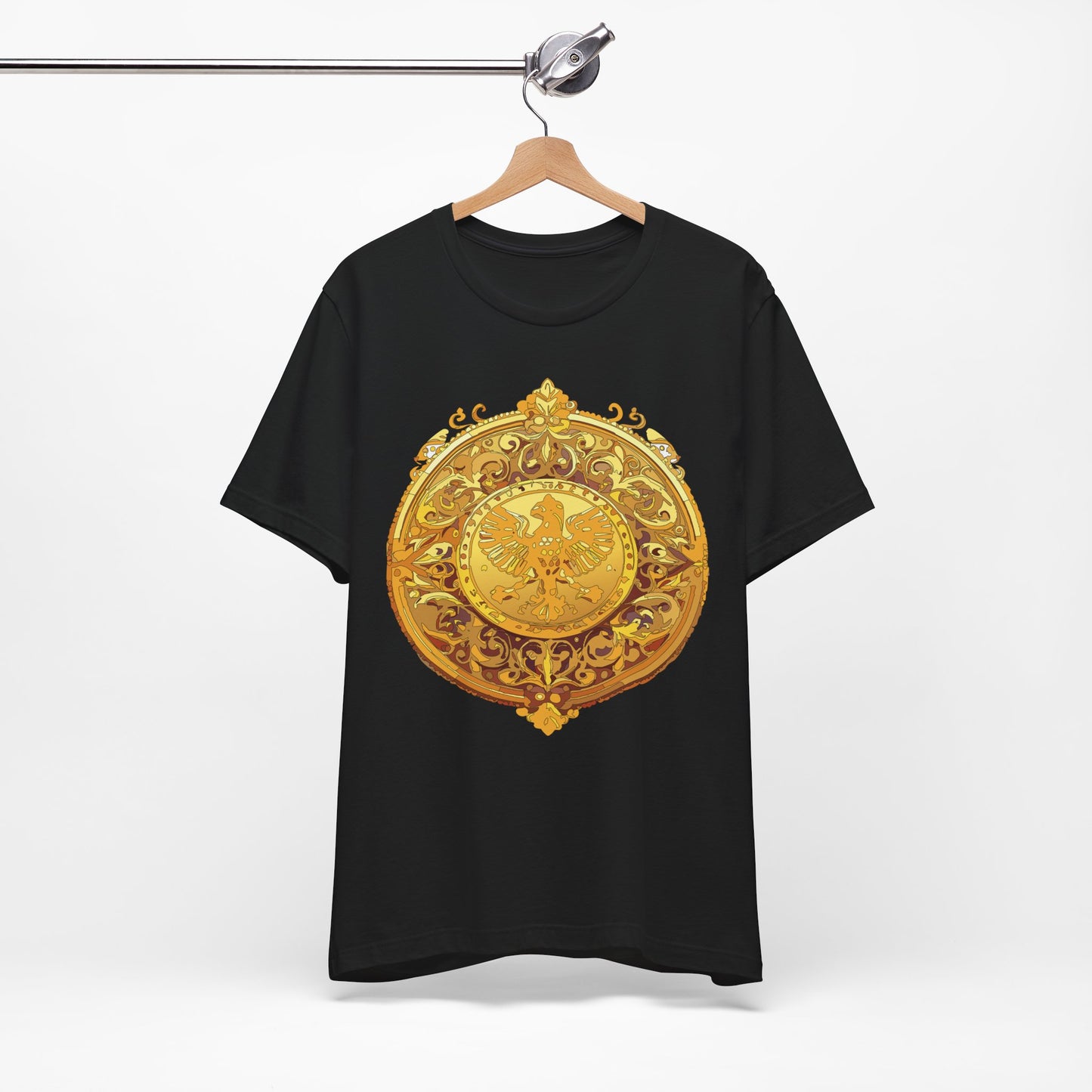 Coin Shirt, Shirt with Coin, Tee Shirt with Gold Coin, Shirt with Antique Coin