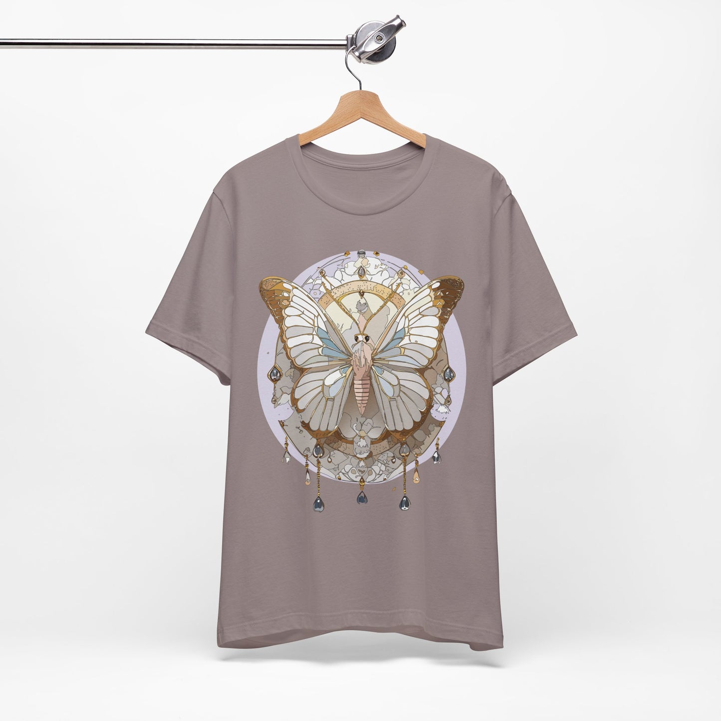 Butterfly Shirt, Shirt with Butterfly, Tee Shirt with Antique Butterfly