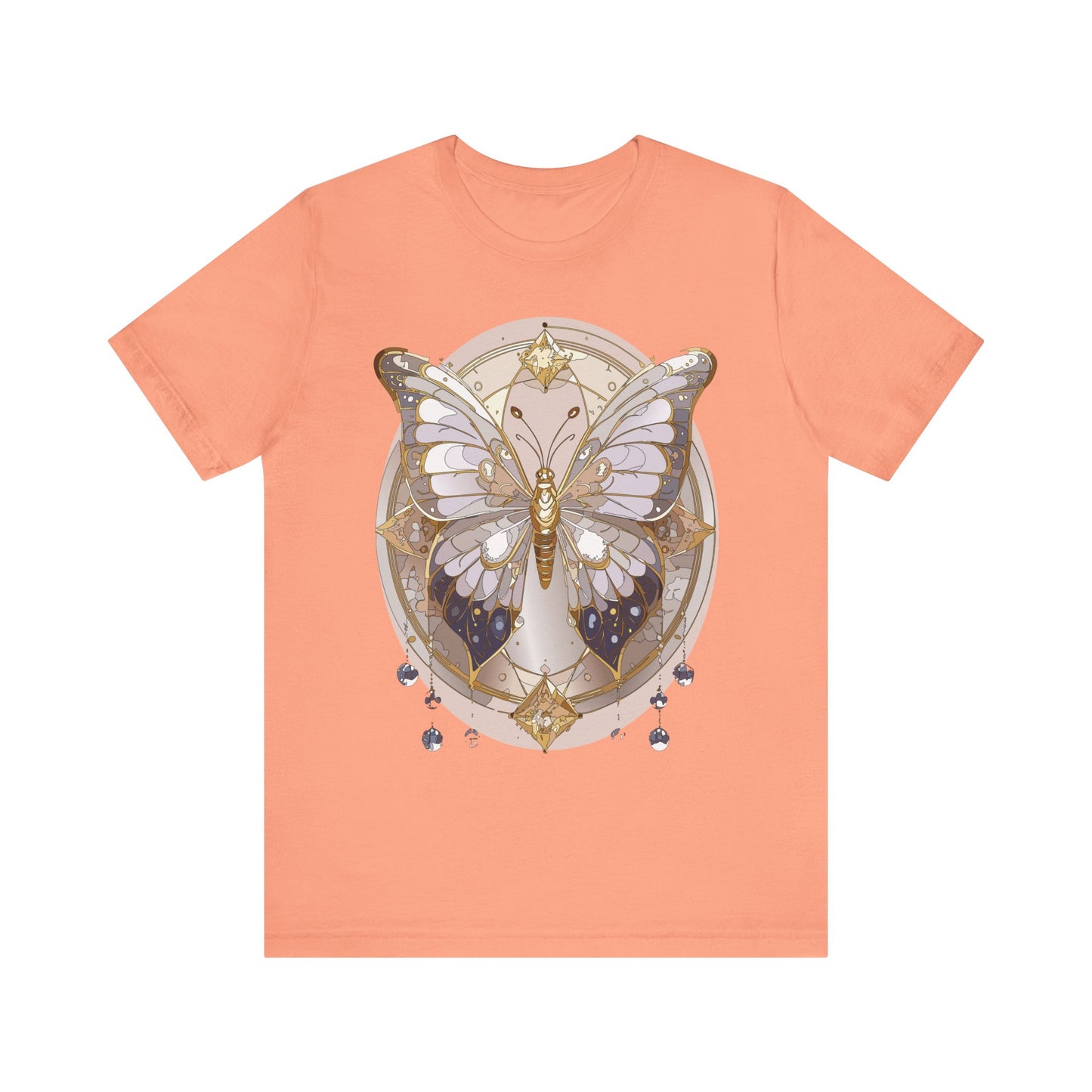 Butterfly Shirt, Shirt with Butterfly, Tee Shirt with Antique Butterfly
