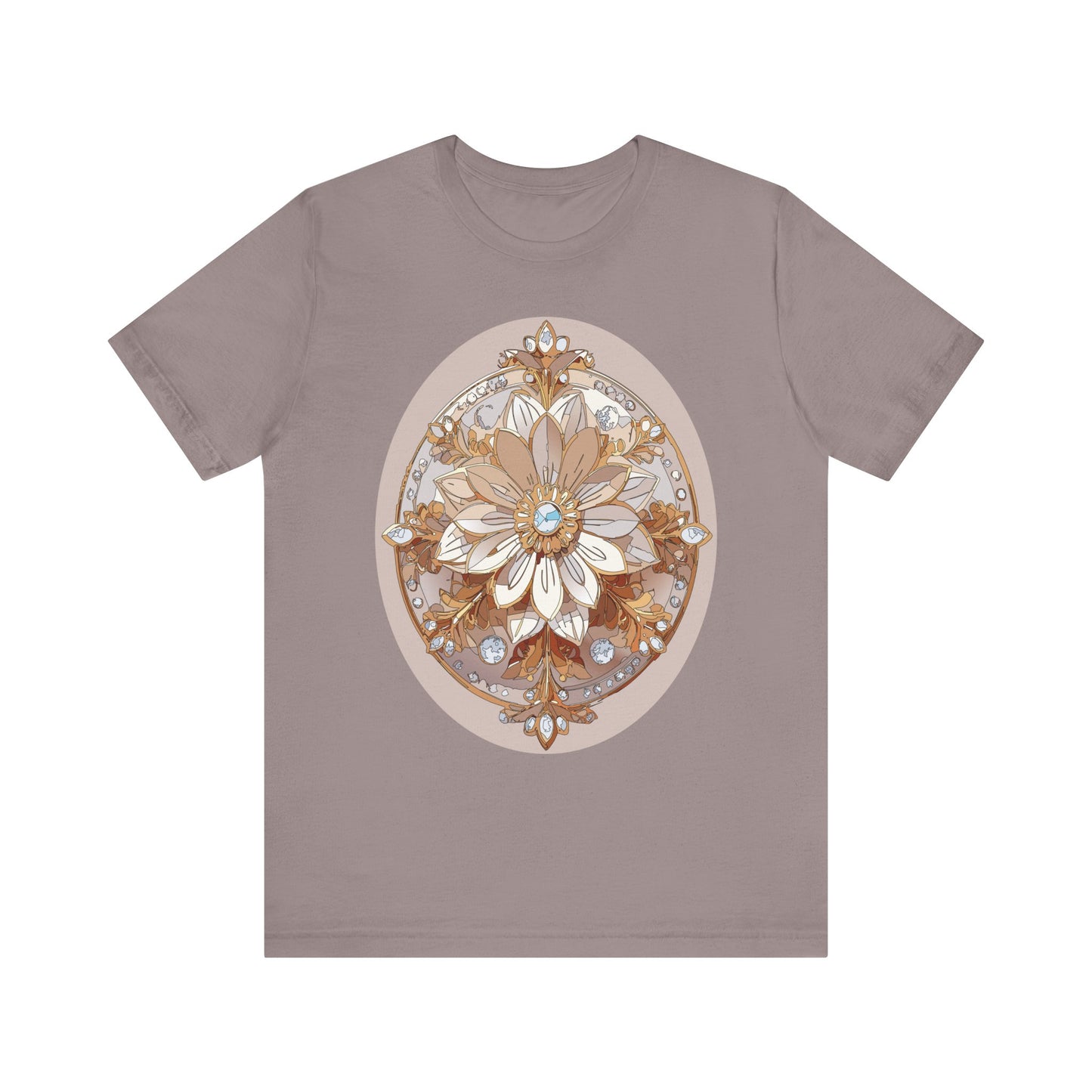 Floral Shirt, Flower Shirt, Tee Shirt with Antique Flower