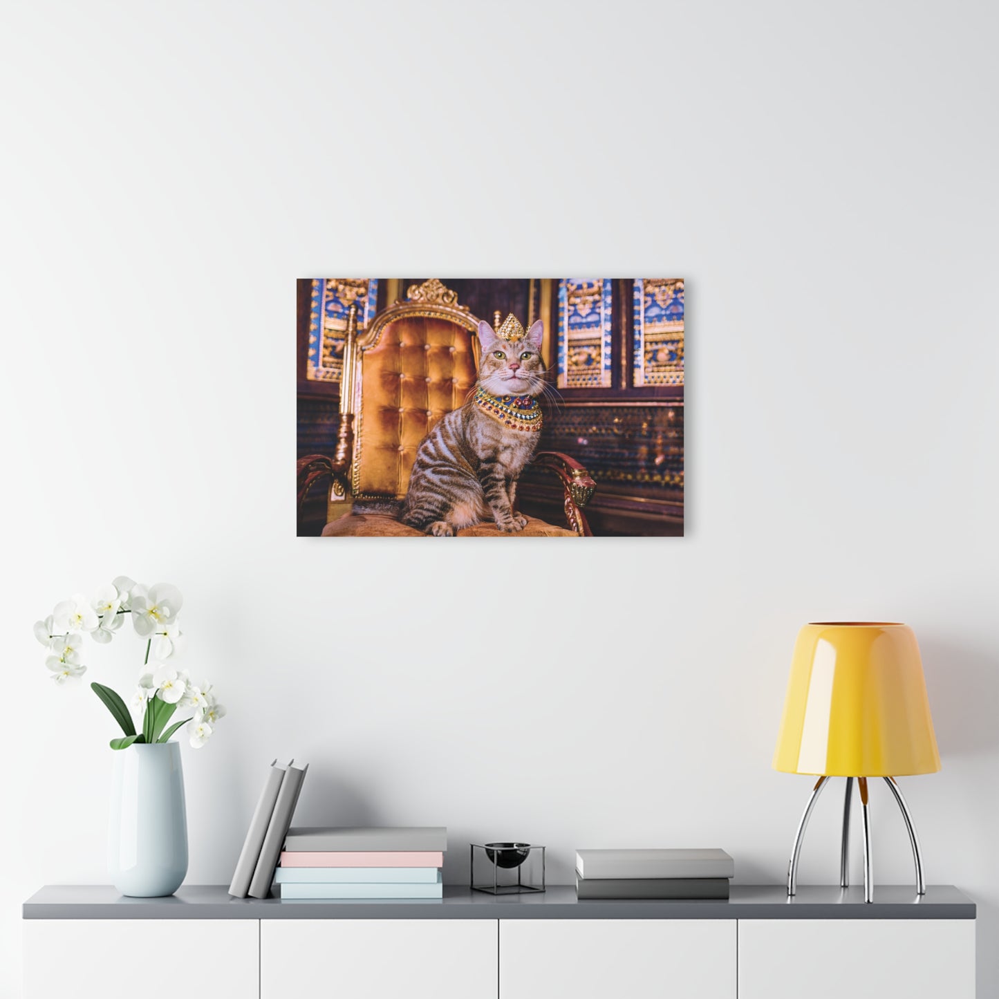 Crown Cat Wall Decor, Wall Art Decor with Animals 6