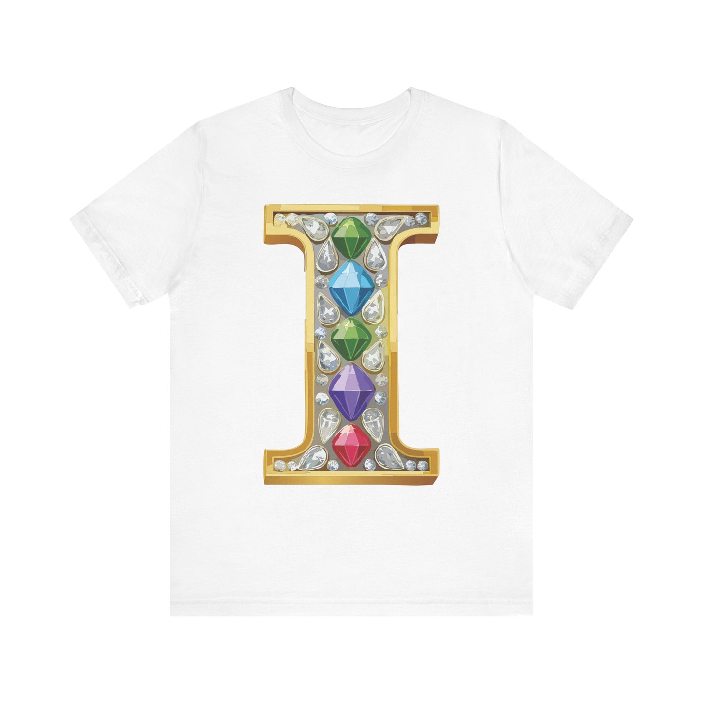 Letter Shirt, Shirt with Letters, Tee Shirt with Gold Letter, Shirt with Antique Letters