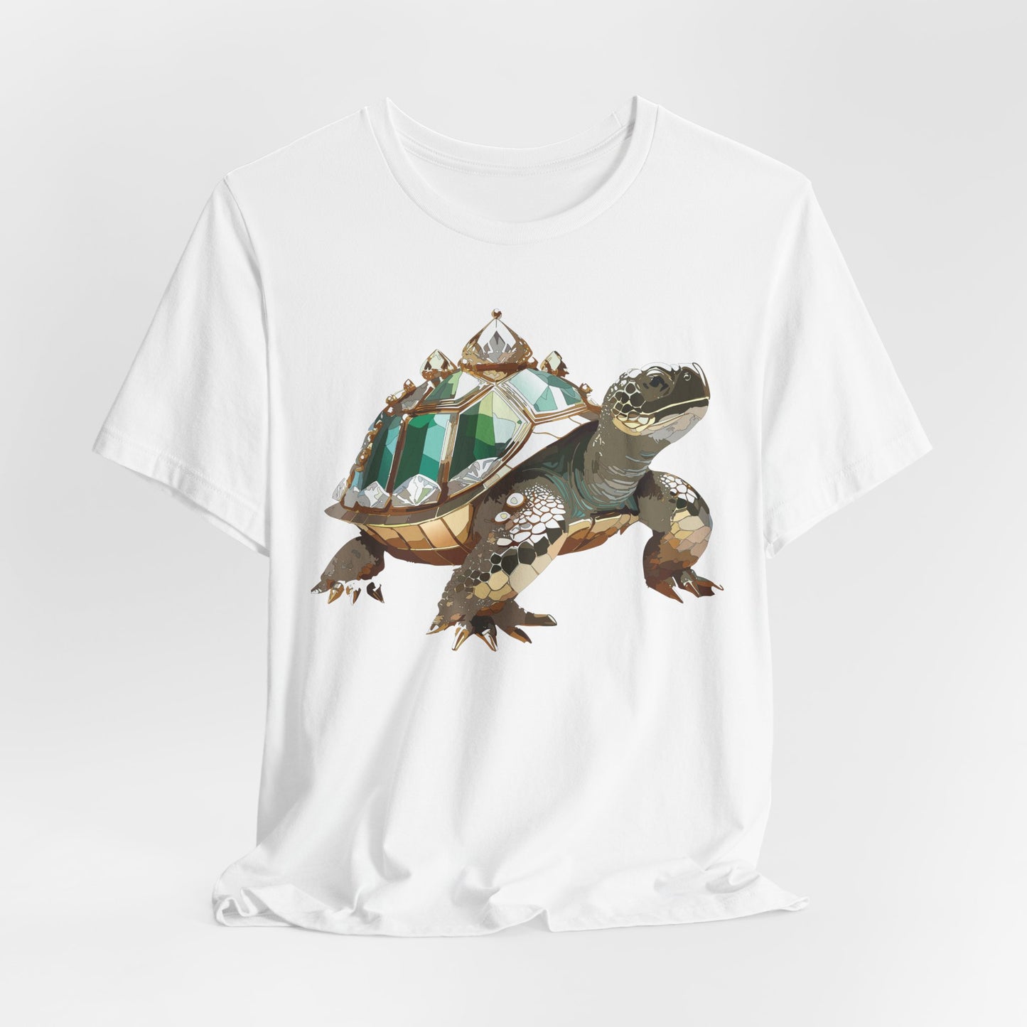 Animal Shirt, Shirt with Animal, Tee Shirt with Gold Animal Medal, Shirt with Antique Animal Medallion