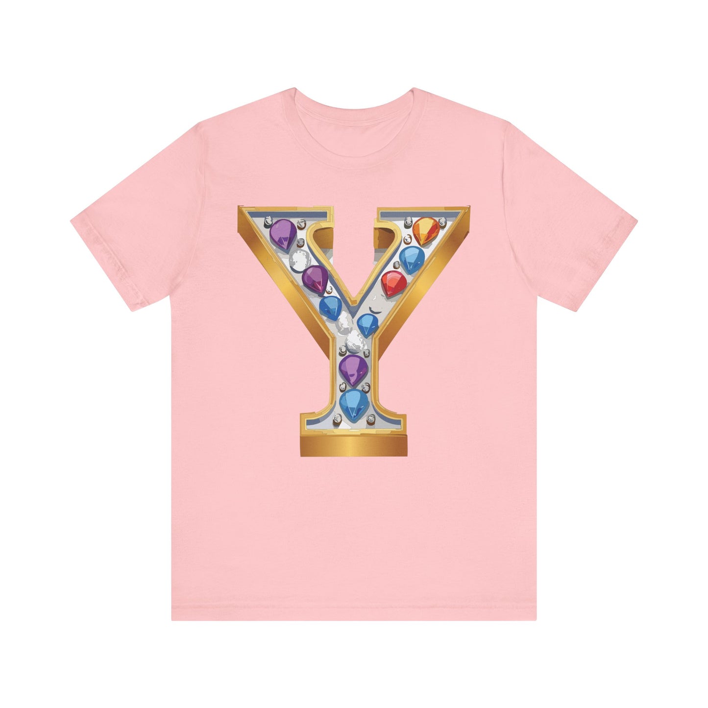 Letter Shirt, Shirt with Letters, Tee Shirt with Gold Letter, Shirt with Antique Letters