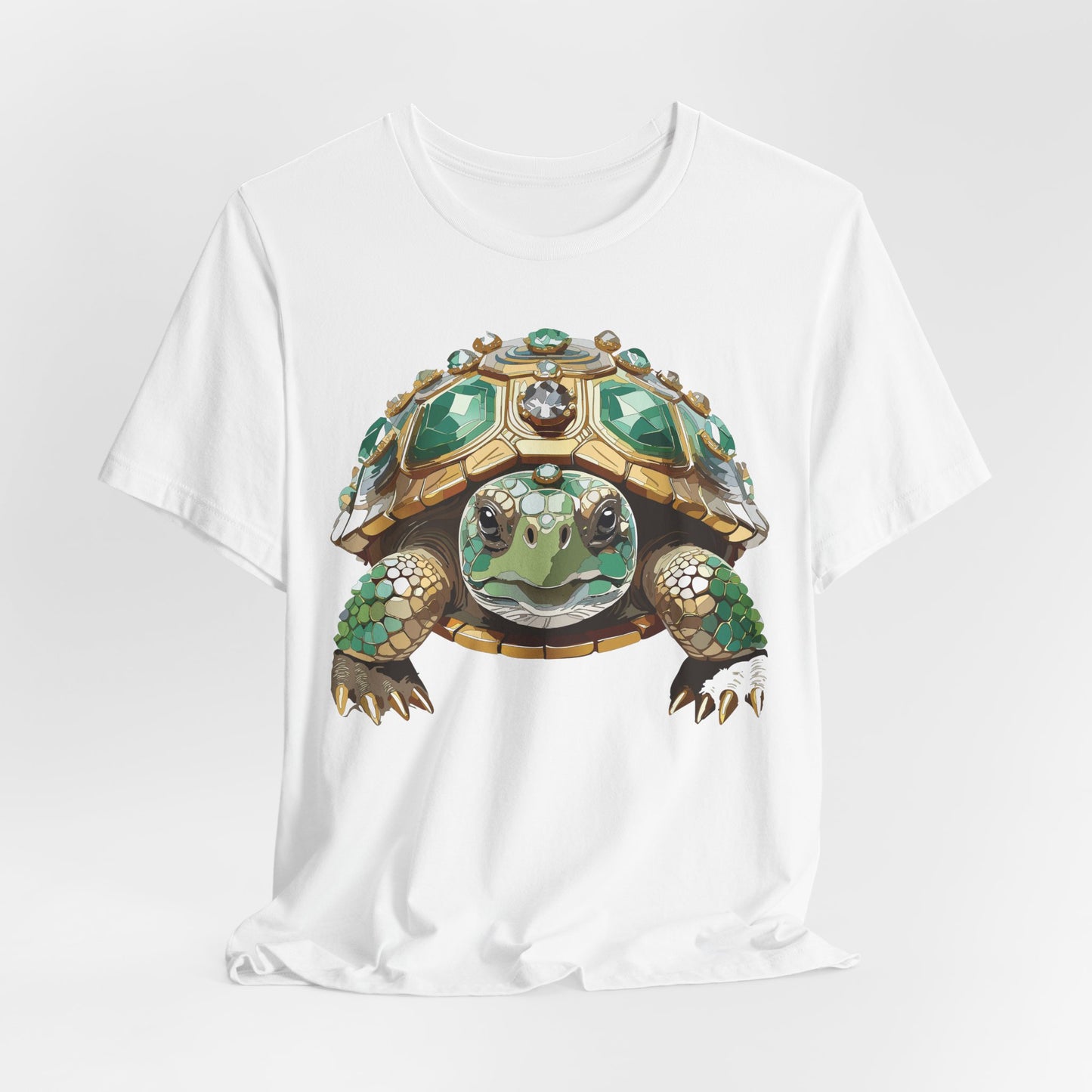 Animal Shirt, Shirt with Animal, Tee Shirt with Gold Animal Medal, Shirt with Antique Animal Medallion