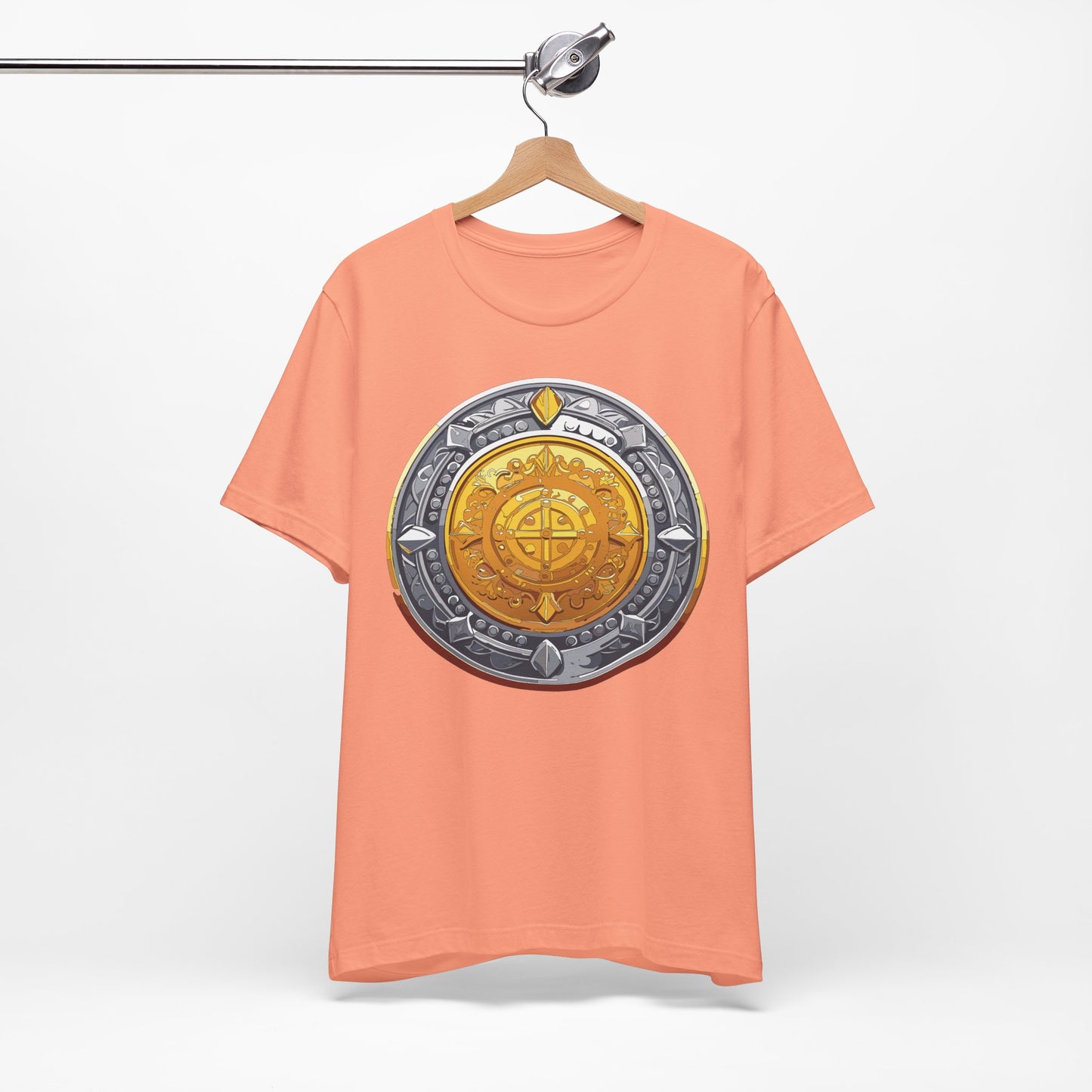 Coin Shirt, Shirt with Coin, Tee Shirt with Gold Coin, Shirt with Antique Coin