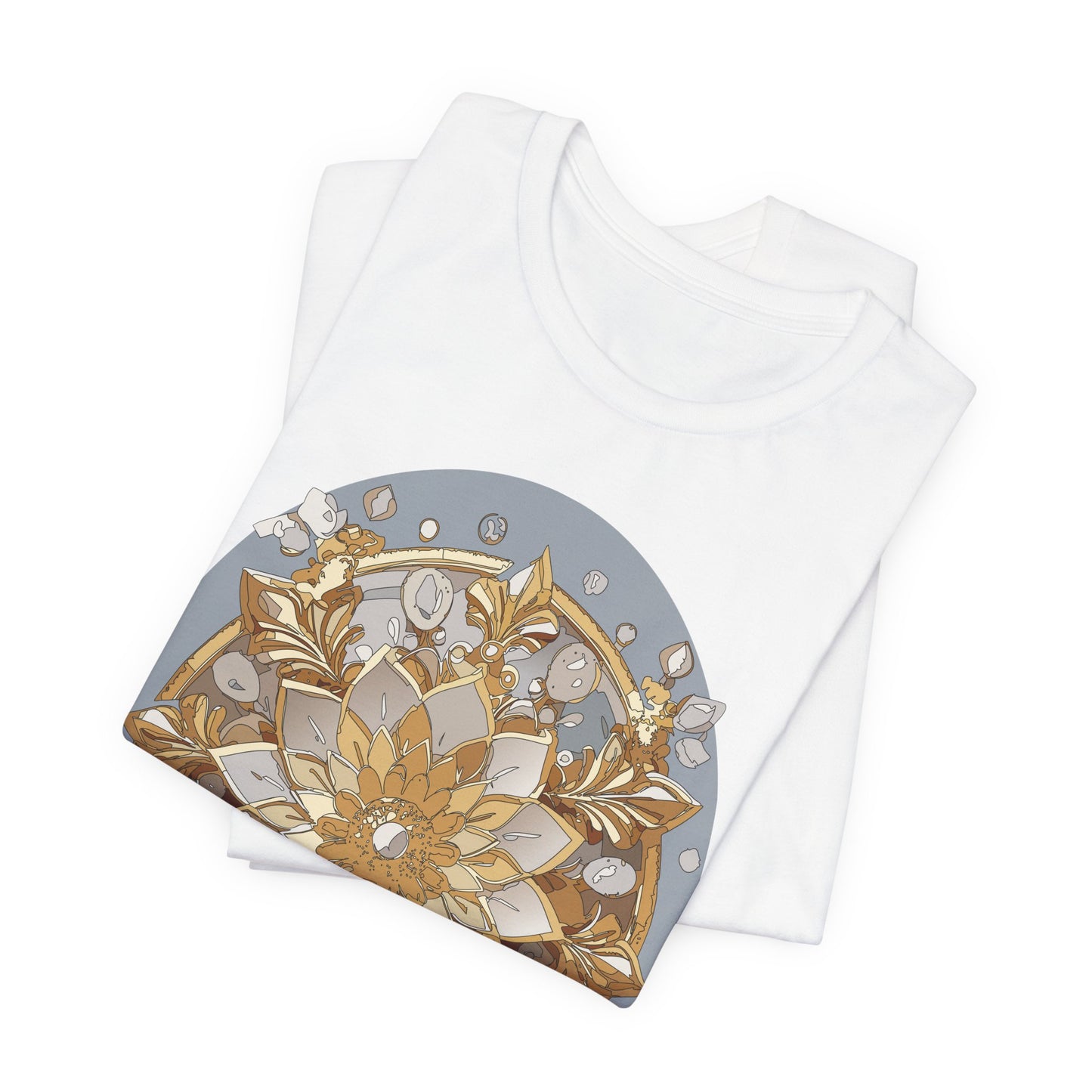 Floral Shirt, Flower Shirt, Tee Shirt with Antique Flower
