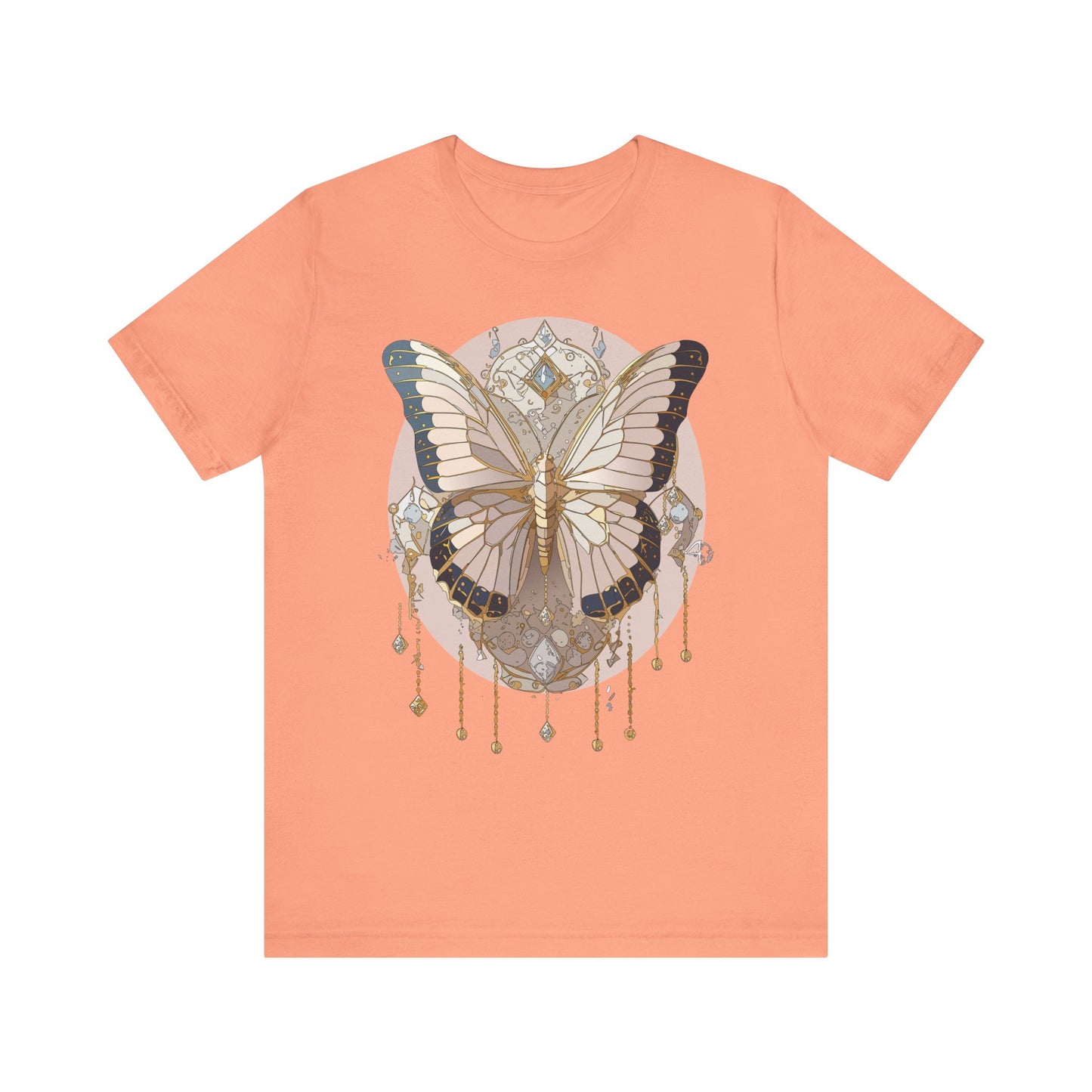 Butterfly Shirt, Shirt with Butterfly, Tee Shirt with Antique Butterfly