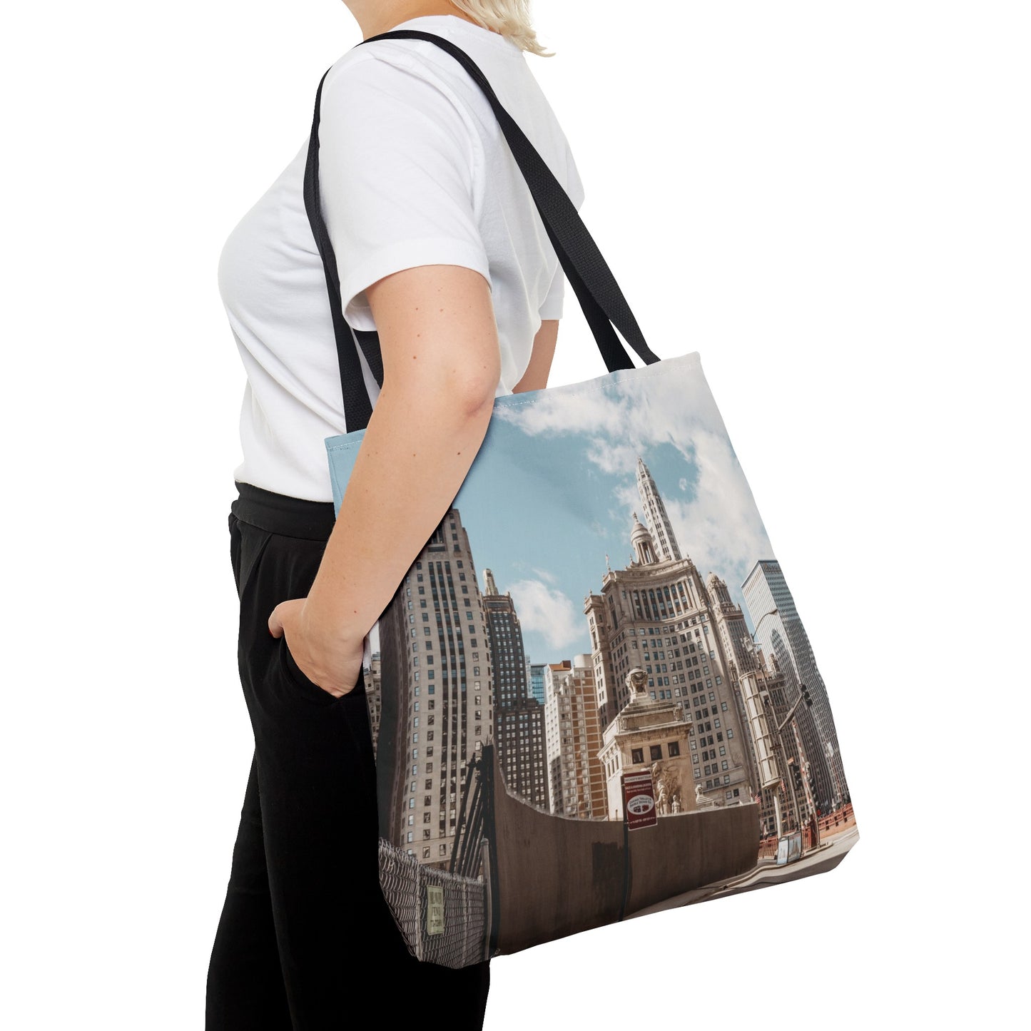 Canvas Bag with City Prints