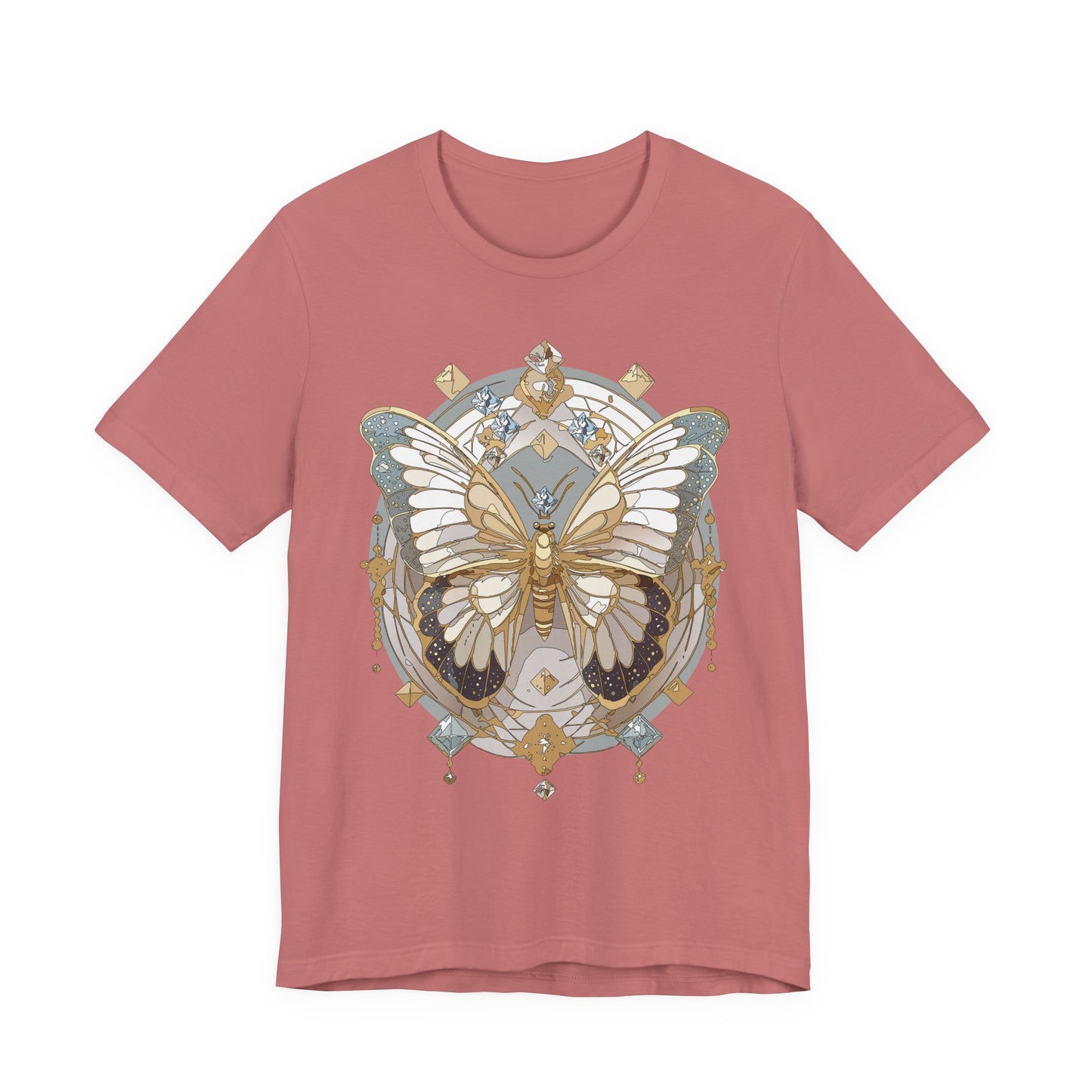 Butterfly Shirt, Shirt with Butterfly, Tee Shirt with Antique Butterfly