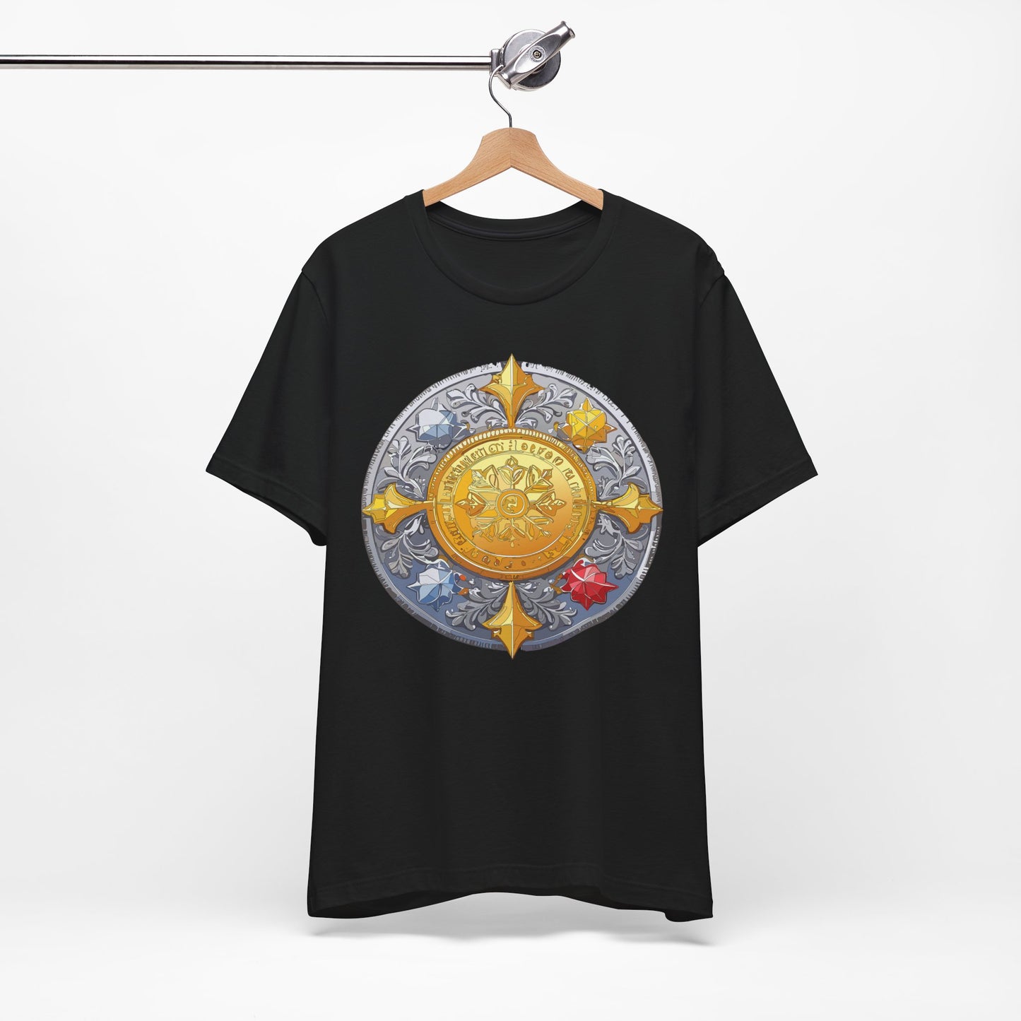 Coin Shirt, Shirt with Coin, Tee Shirt with Gold Coin, Shirt with Antique Coin