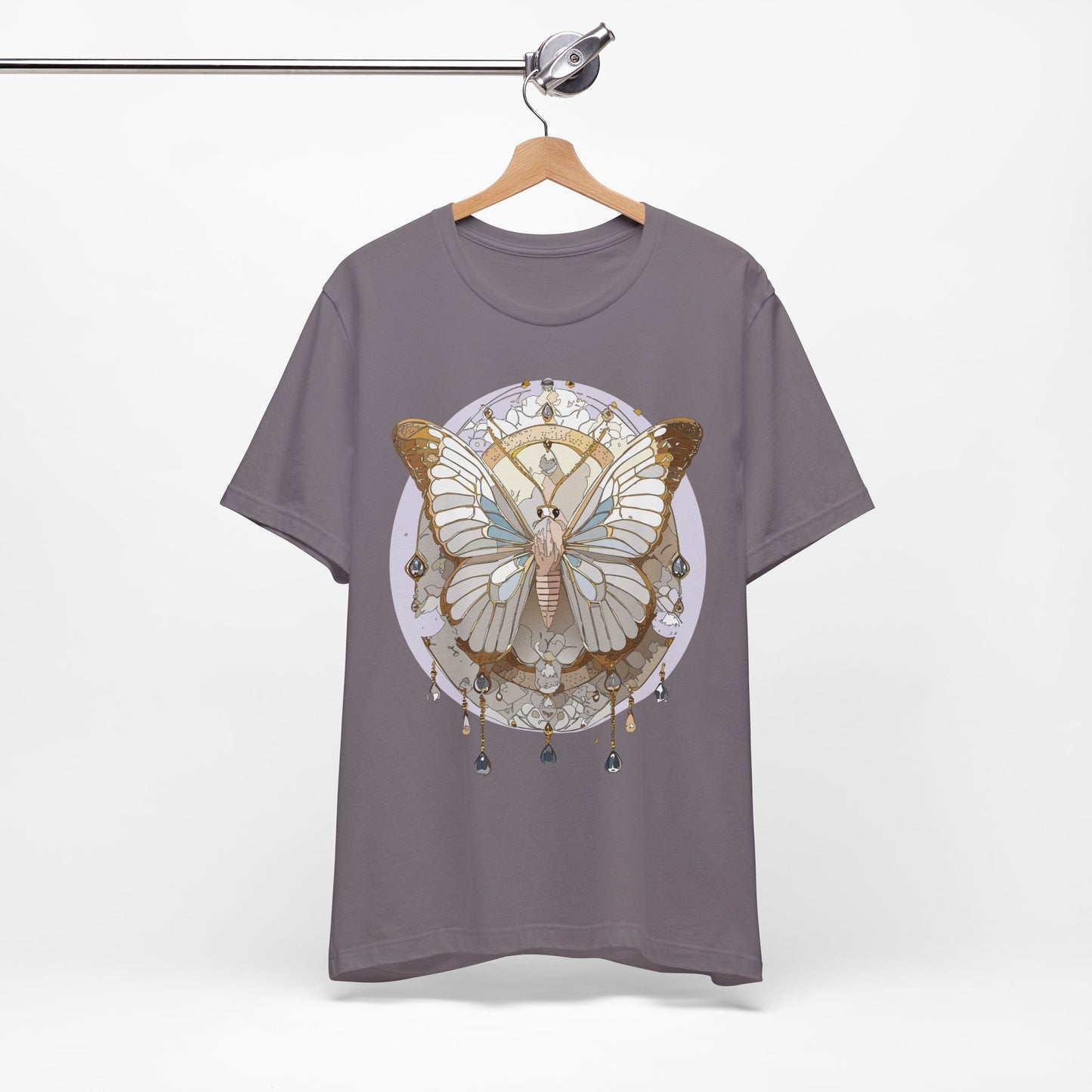 Butterfly Shirt, Shirt with Butterfly, Tee Shirt with Antique Butterfly