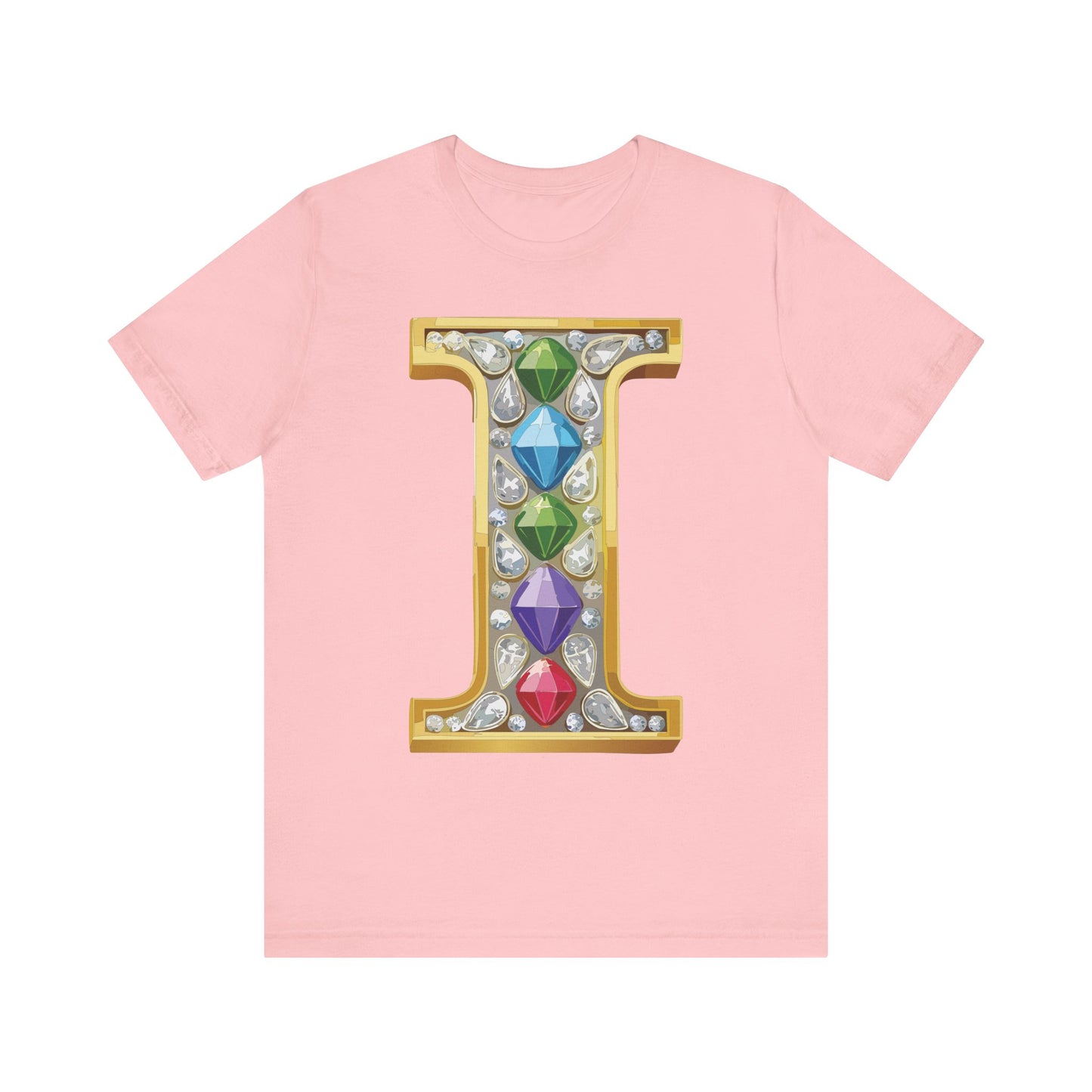 Letter Shirt, Shirt with Letters, Tee Shirt with Gold Letter, Shirt with Antique Letters