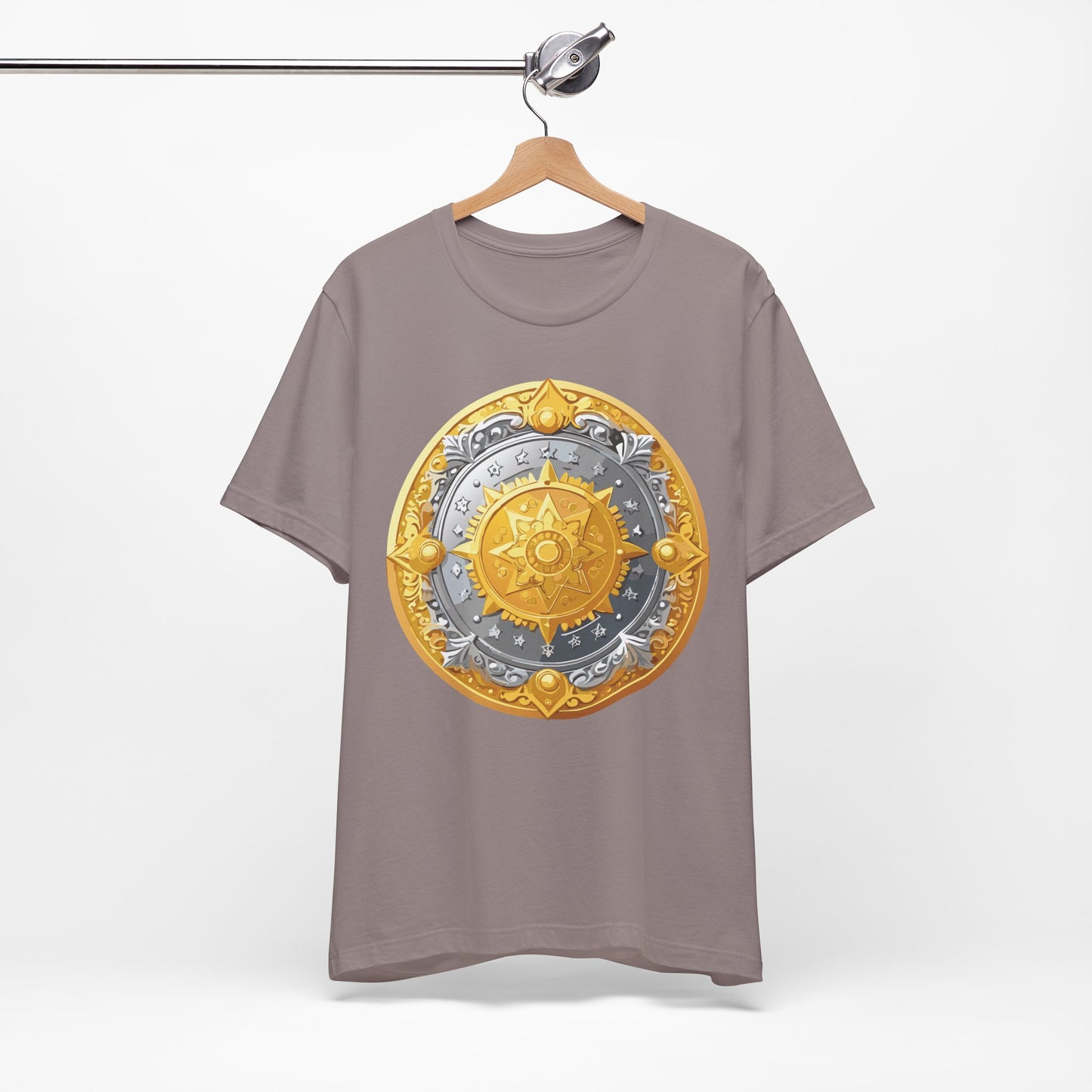 Coin Shirt, Shirt with Coin, Tee Shirt with Gold Coin, Shirt with Antique Coin