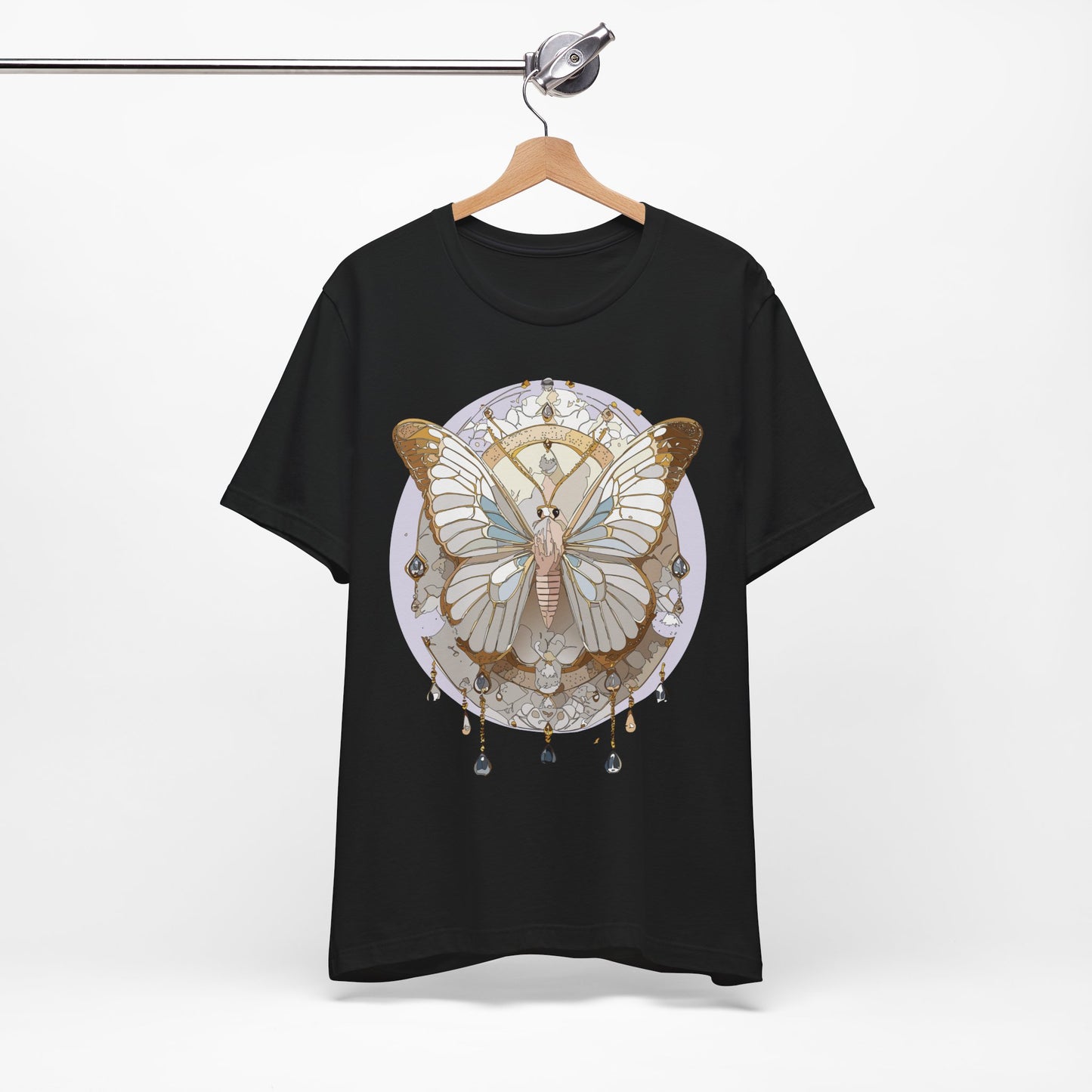 Butterfly Shirt, Shirt with Butterfly, Tee Shirt with Antique Butterfly