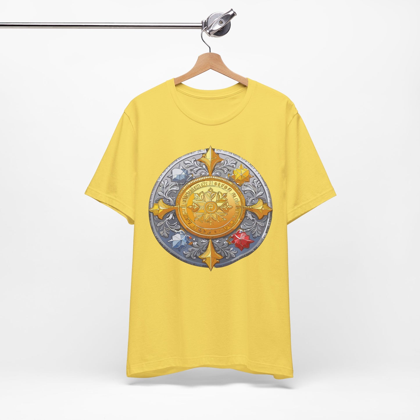 Coin Shirt, Shirt with Coin, Tee Shirt with Gold Coin, Shirt with Antique Coin