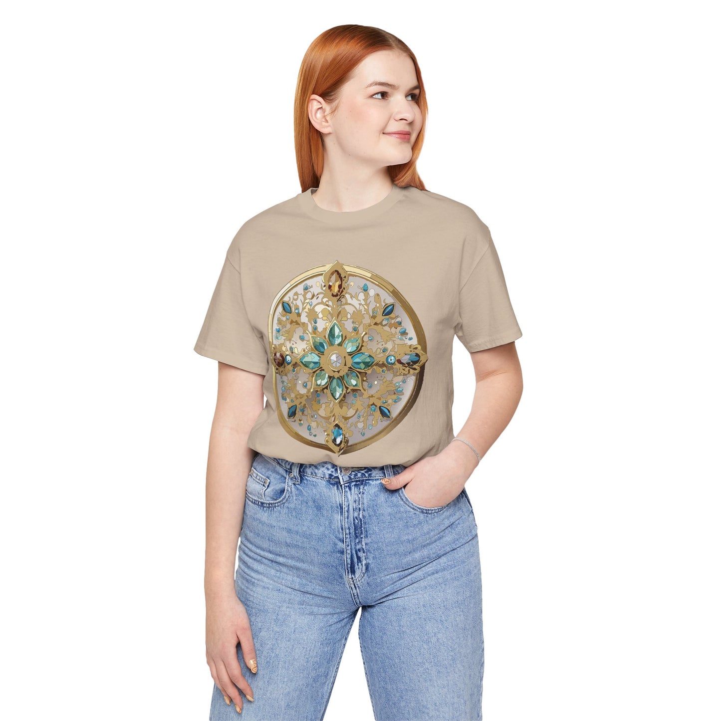 Medallion Shirt, Shirt with Medallion, Tee Shirt with Medal