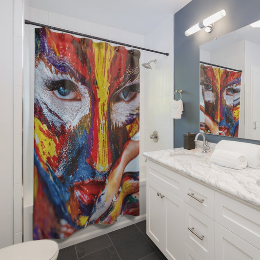 Woman Shower Curtain