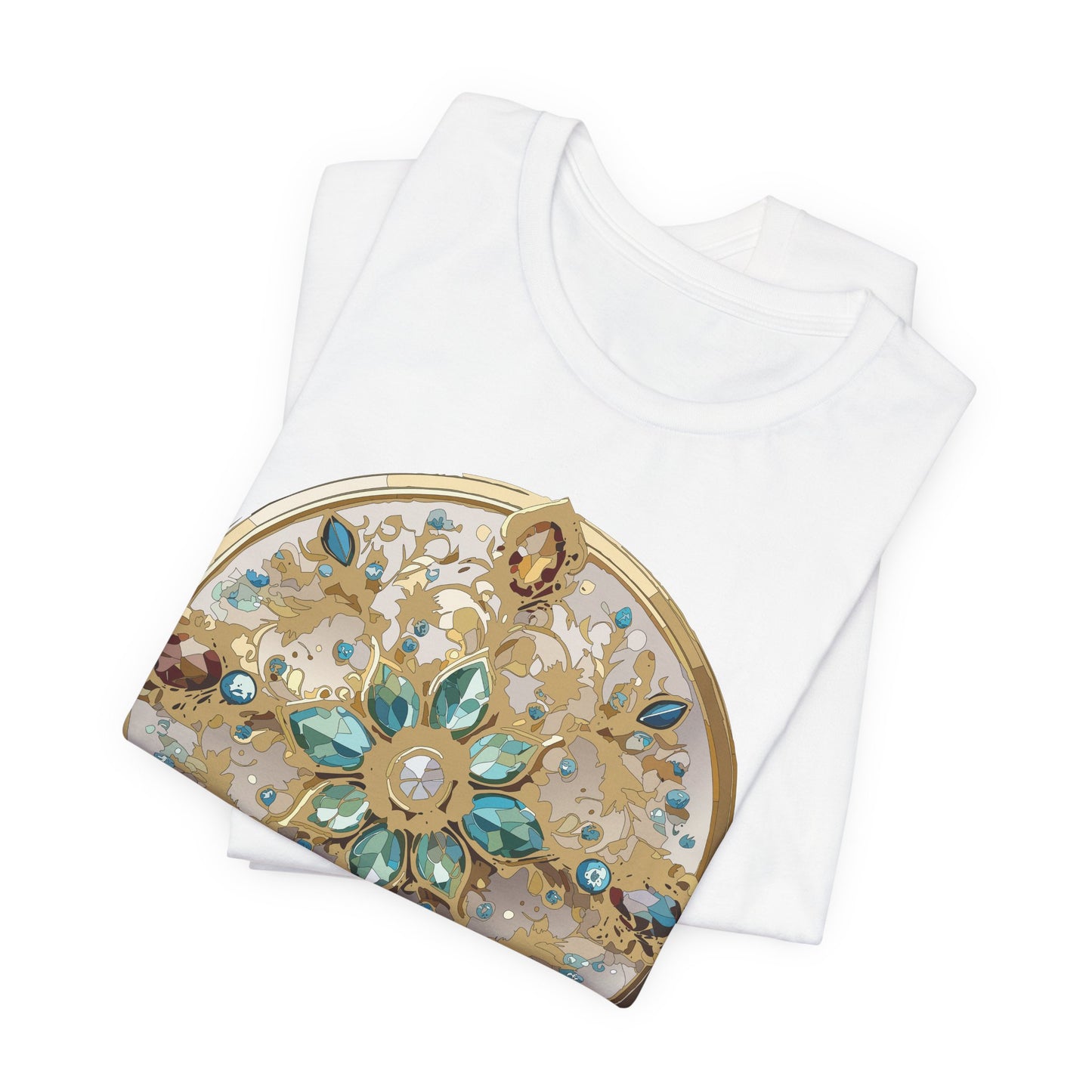 Medallion Shirt, Shirt with Medallion, Tee Shirt with Medal
