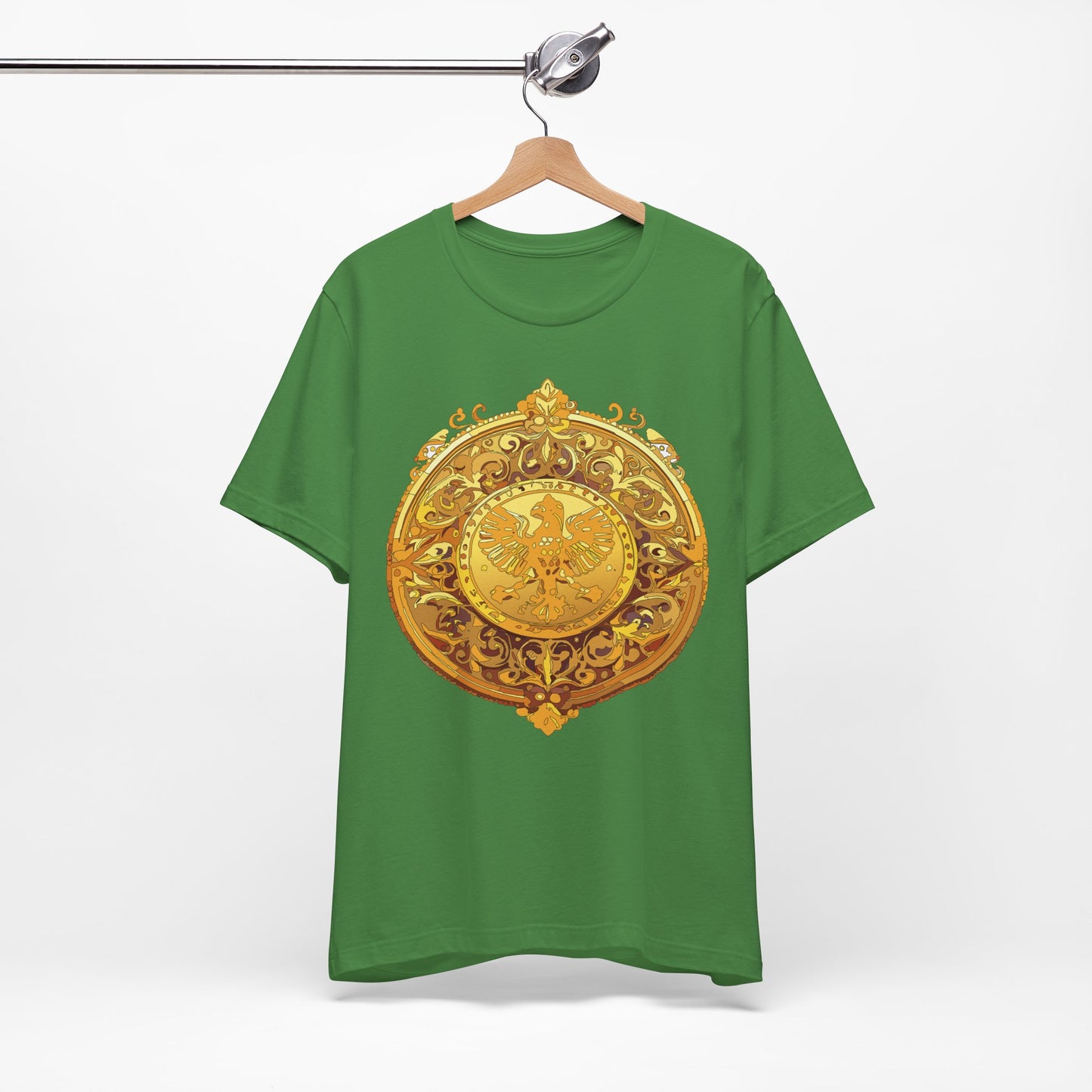 Coin Shirt, Shirt with Coin, Tee Shirt with Gold Coin, Shirt with Antique Coin