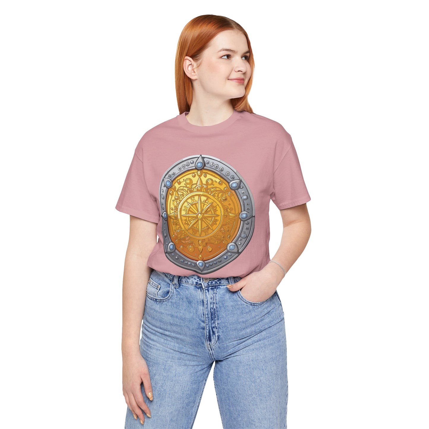 Coin Shirt, Shirt with Coin, Tee Shirt with Gold Coin, Shirt with Antique Coin