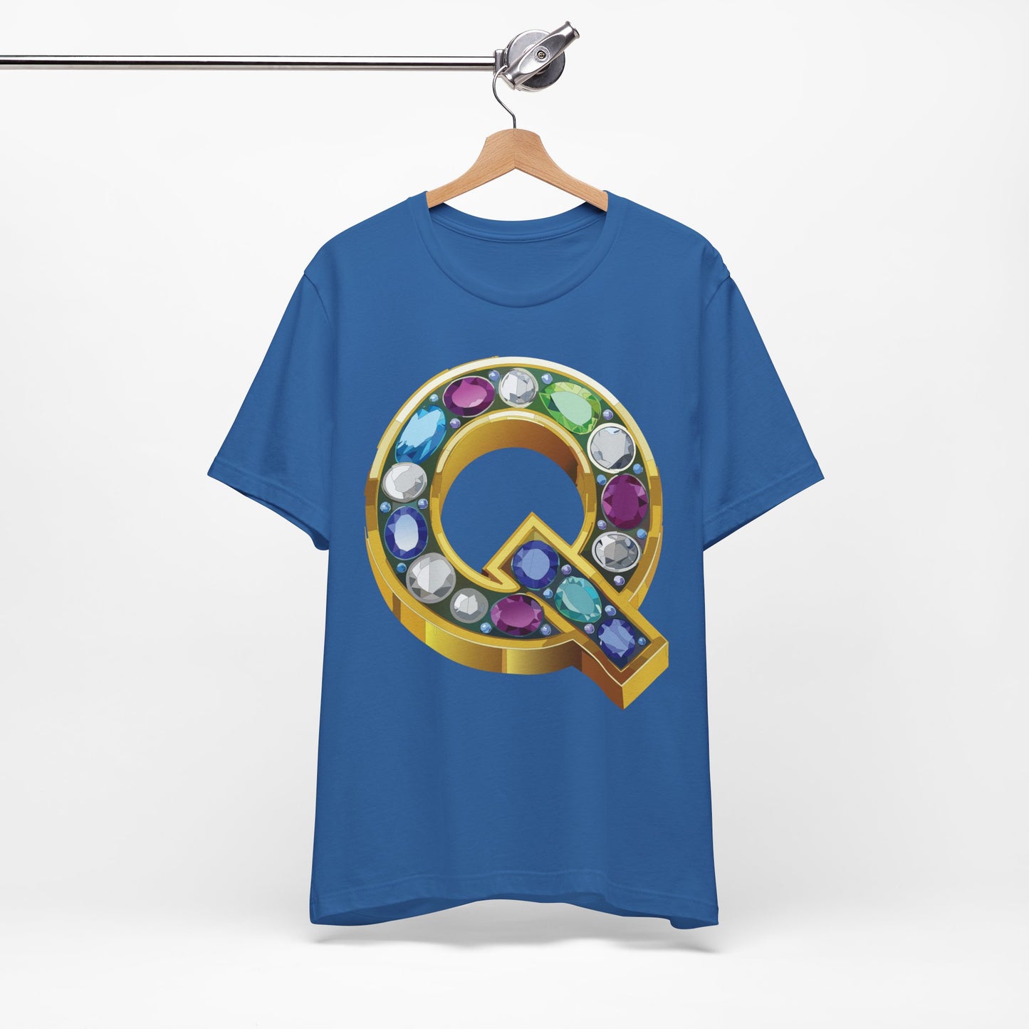 Letter Shirt, Shirt with Letters, Tee Shirt with Gold Letter, Shirt with Antique Letters