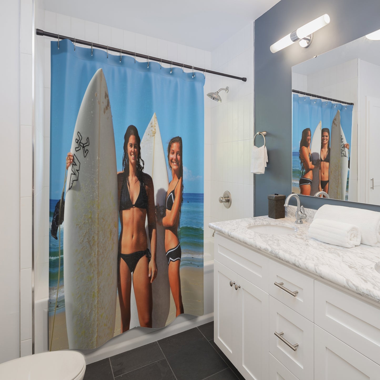 Woman Shower Curtain