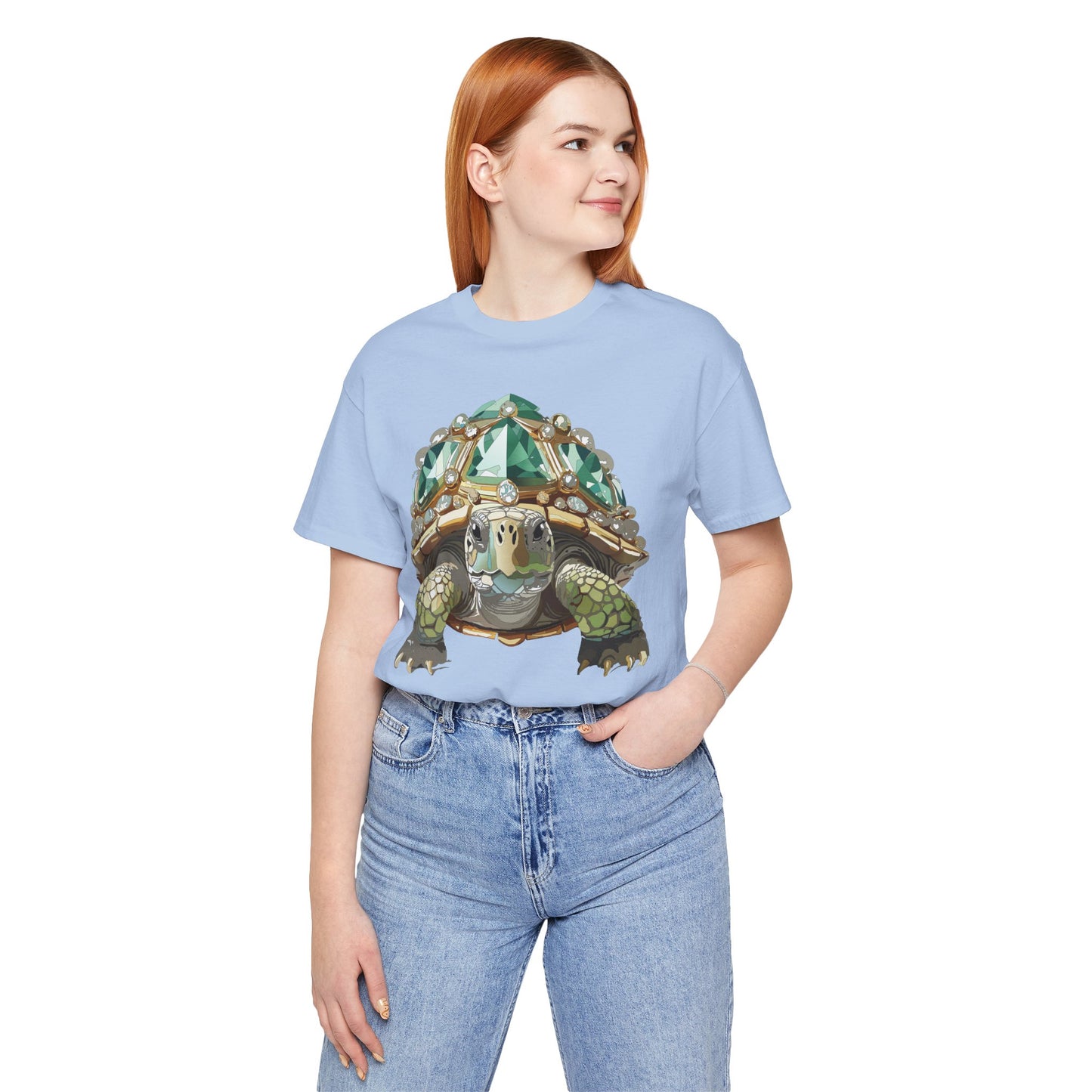 Animal Shirt, Shirt with Animal, Tee Shirt with Gold Animal Medal, Shirt with Antique Animal Medallion
