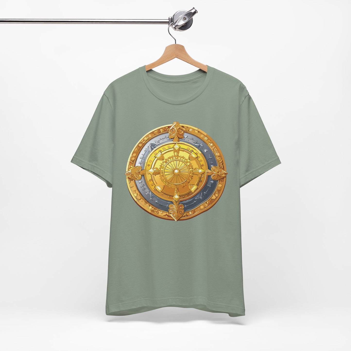 Coin Shirt, Shirt with Coin, Tee Shirt with Gold Coin, Shirt with Antique Coin