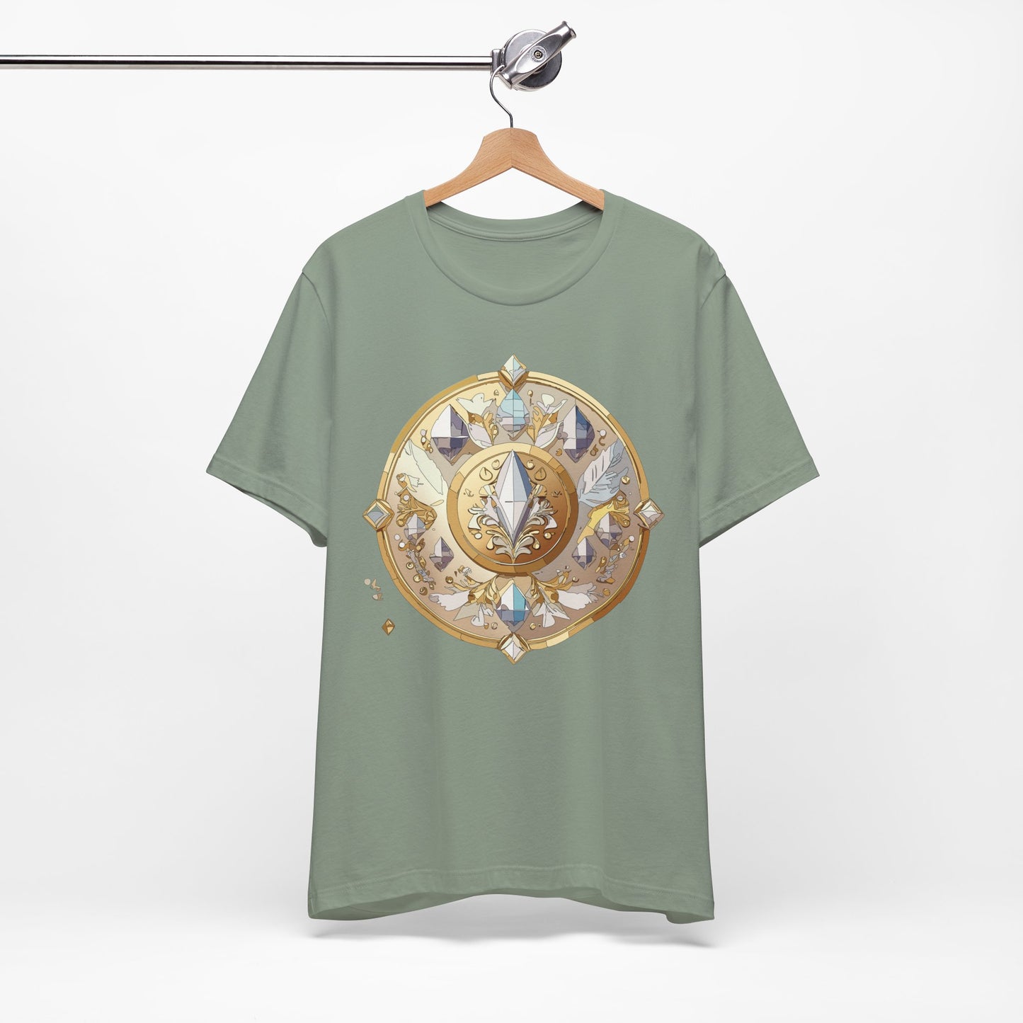 Medallion Shirt, Shirt with Medallion, Tee Shirt with Medal