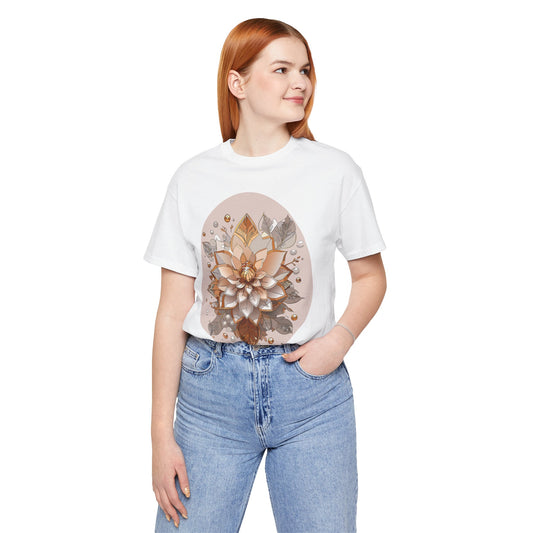 Floral Shirt, Flower Shirt, Tee Shirt with Antique Flower