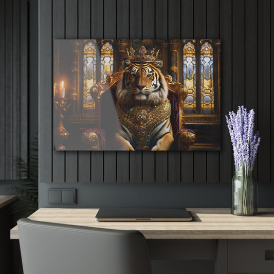 Crown Tiger Wall Decor, Wall Art Decor with Animals 3