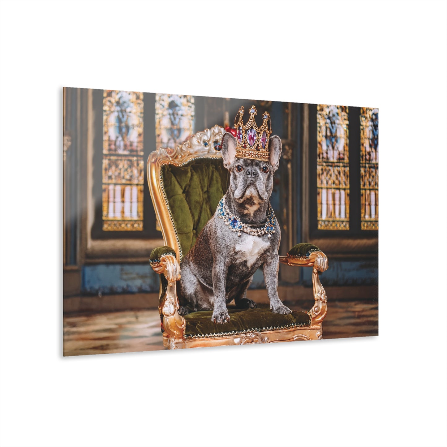 Crown Dog Wall Decor, Wall Art Decor with Animals
