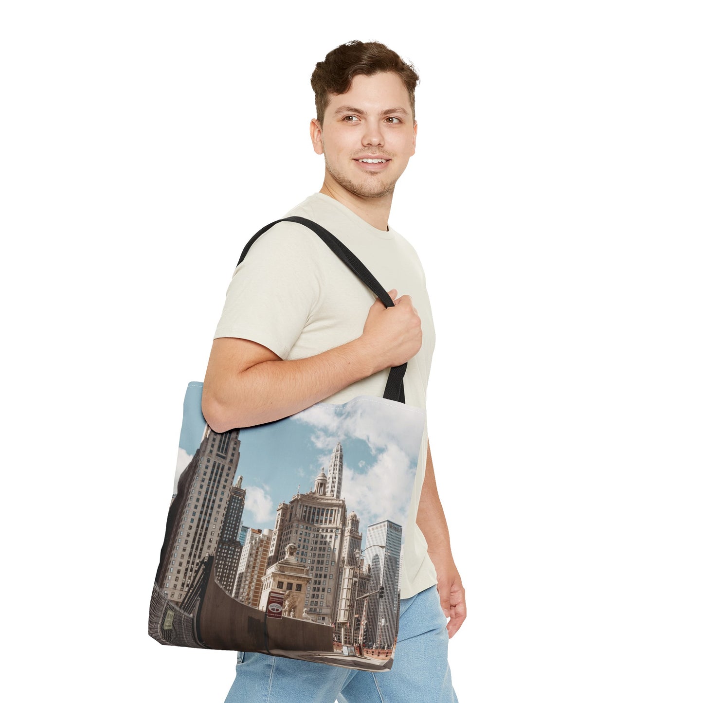 Canvas Bag with City Prints