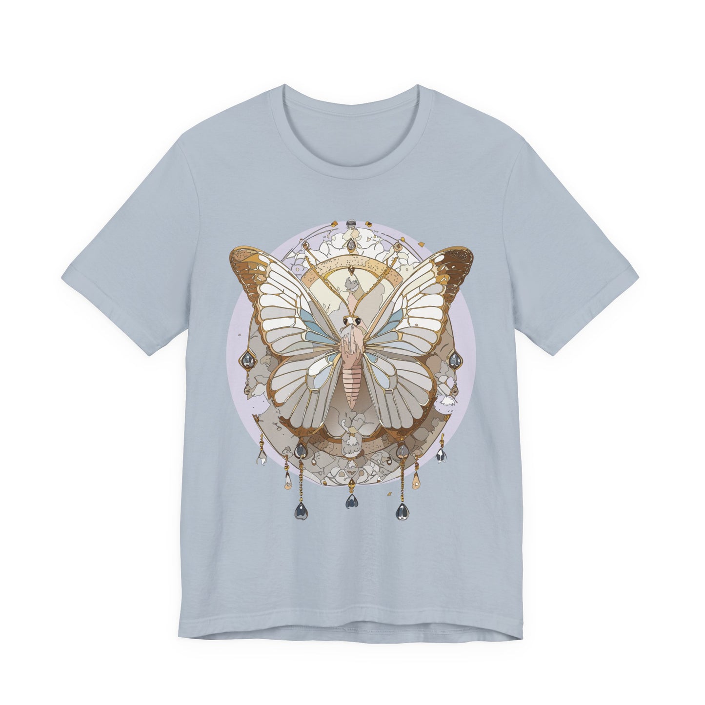 Butterfly Shirt, Shirt with Butterfly, Tee Shirt with Antique Butterfly