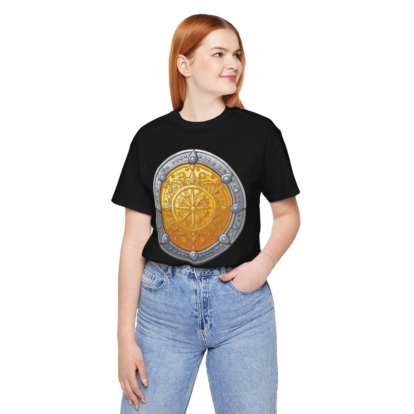 Coin Shirt, Shirt with Coin, Tee Shirt with Gold Coin, Shirt with Antique Coin