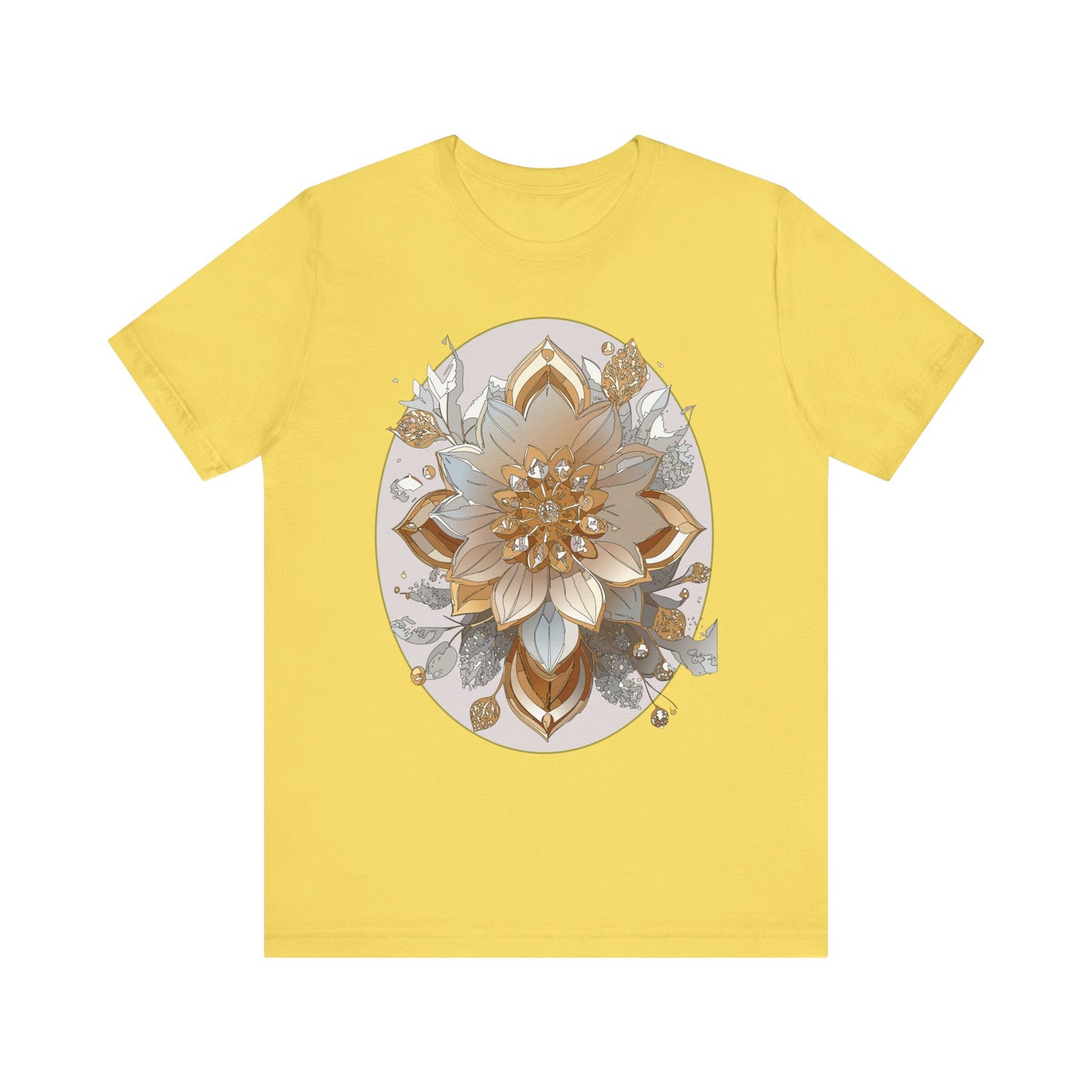 Floral Shirt, Flower Shirt, Tee Shirt with Antique Flower