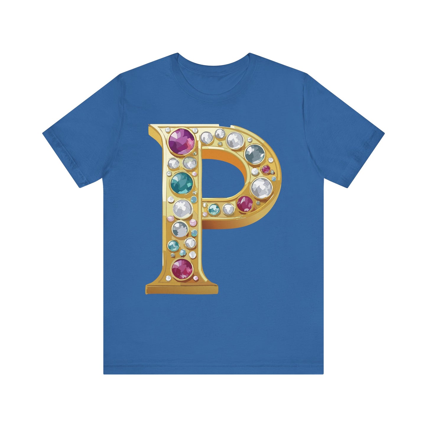 Letter Shirt, Shirt with Letters, Tee Shirt with Gold Letter, Shirt with Antique Letters