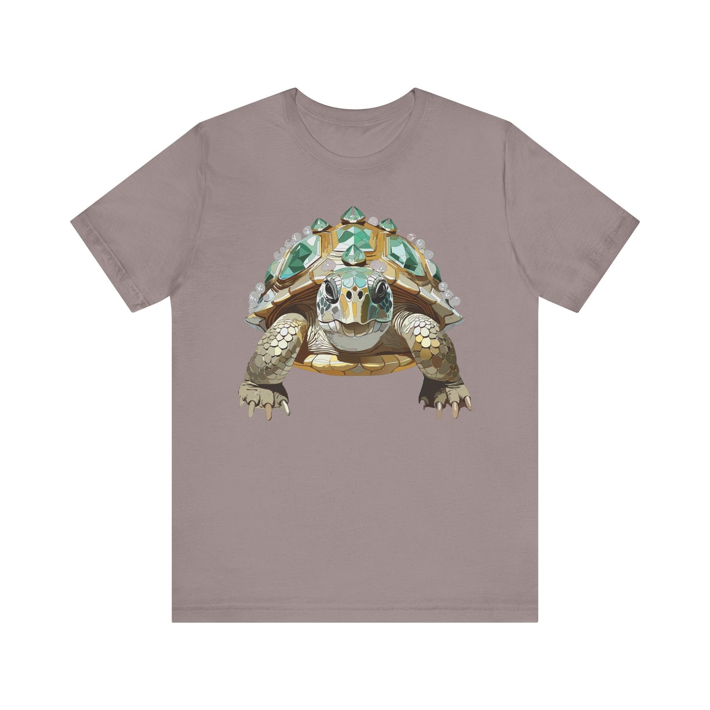 Animal Shirt, Shirt with Animal, Tee Shirt with Gold Animal Medal, Shirt with Antique Animal Medallion