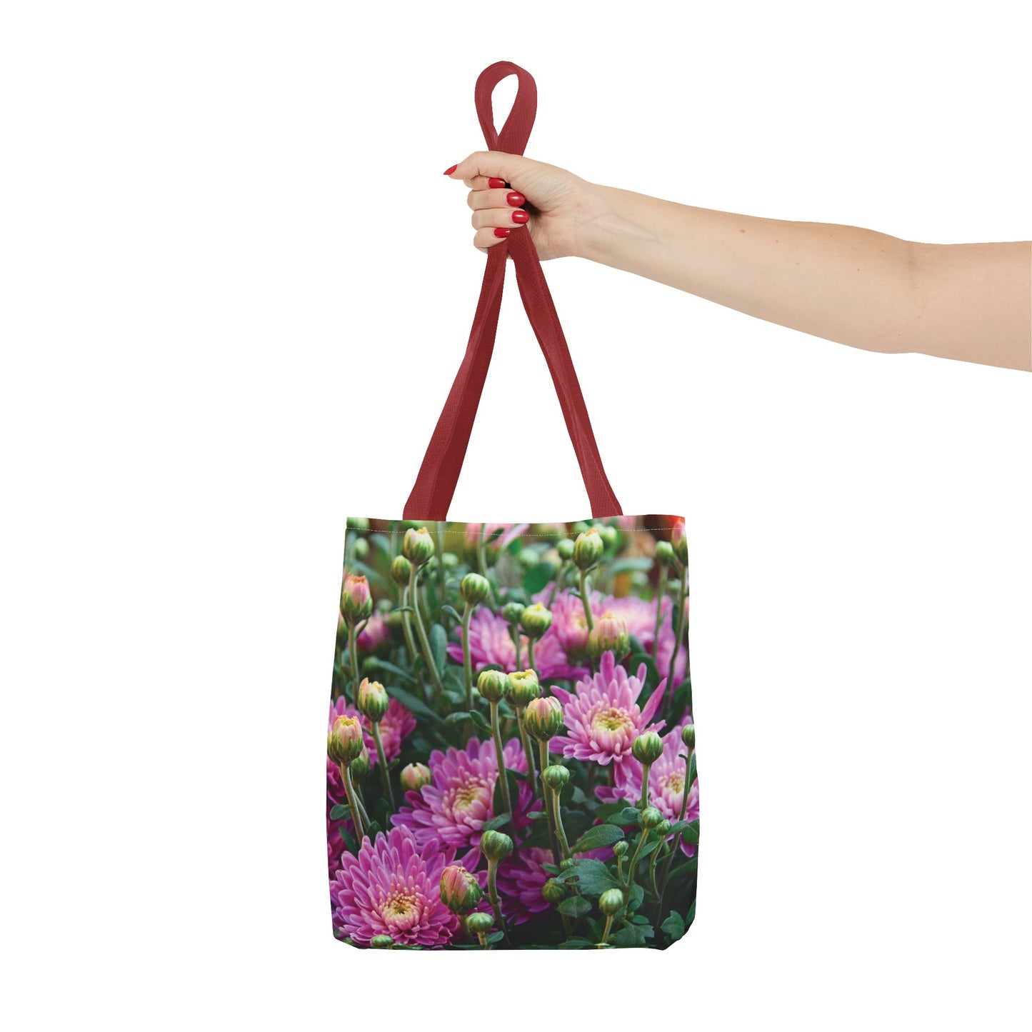 Canvas Bag with Floral Prints