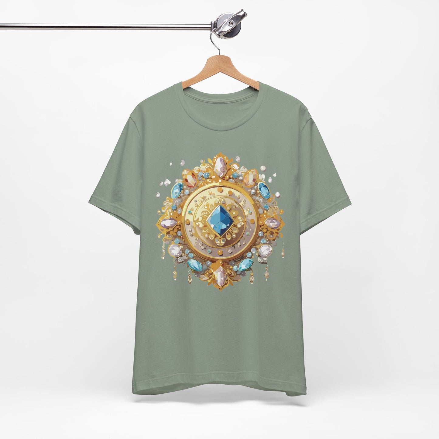 Medallion Shirt, Shirt with Medallion, Tee Shirt with Medal